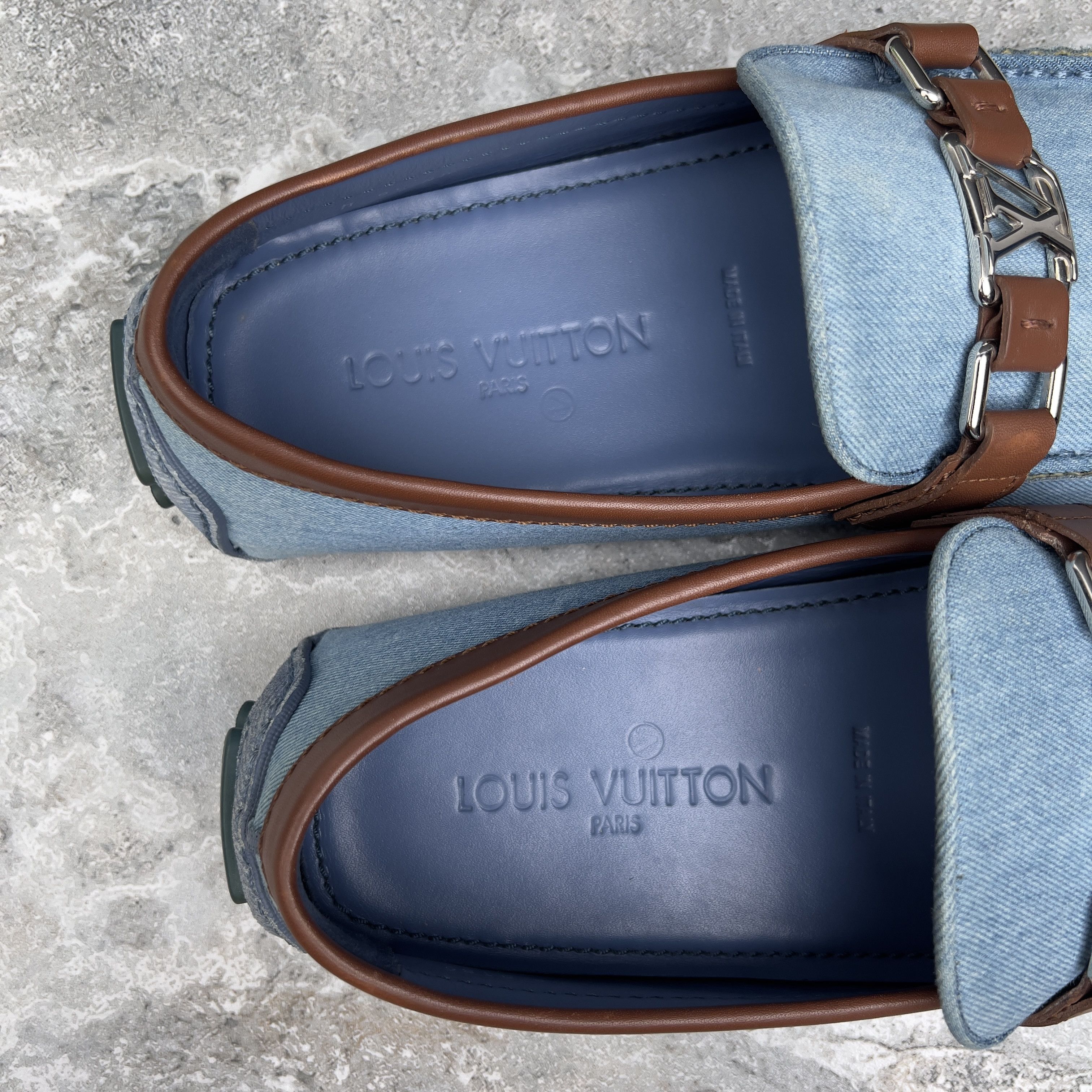 Louis Vuitton Louis Vuitton Monte Carlo Driving Moccasin Denim Size US 10.5 / EU 43-44 - 10 Thumbnail