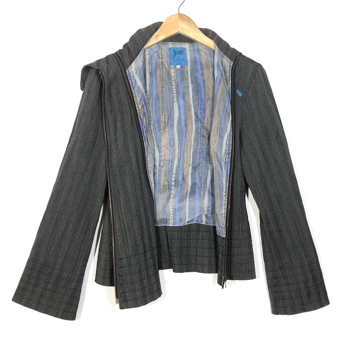 Christian Lacroix Veste Double Zip Vintage 90’s Christian Lacroix Jeans Size M / US 6-8 / IT 42-44 - 3 Thumbnail