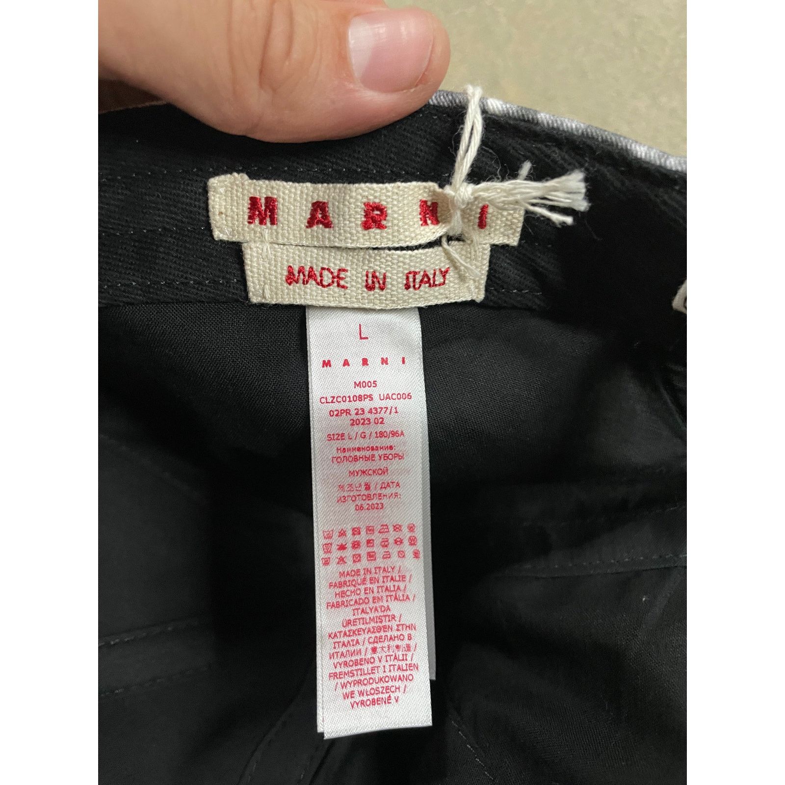 Marni Marni Big Dot Baseball Cap Large New Size ONE SIZE - 6 Thumbnail