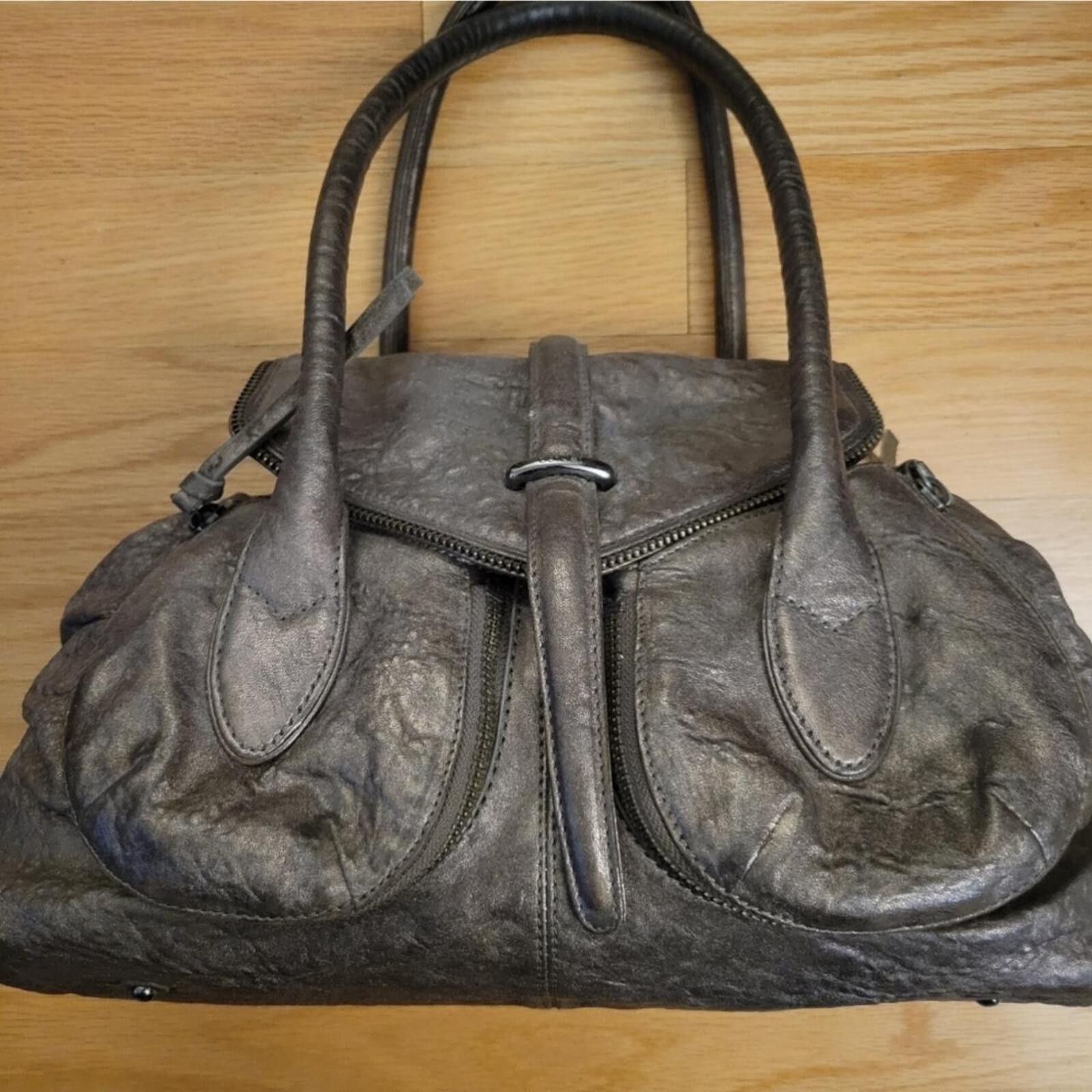 Other Botkier bohemian iridescent gray brown leather handbag Size ONE SIZE - 2 Thumbnail