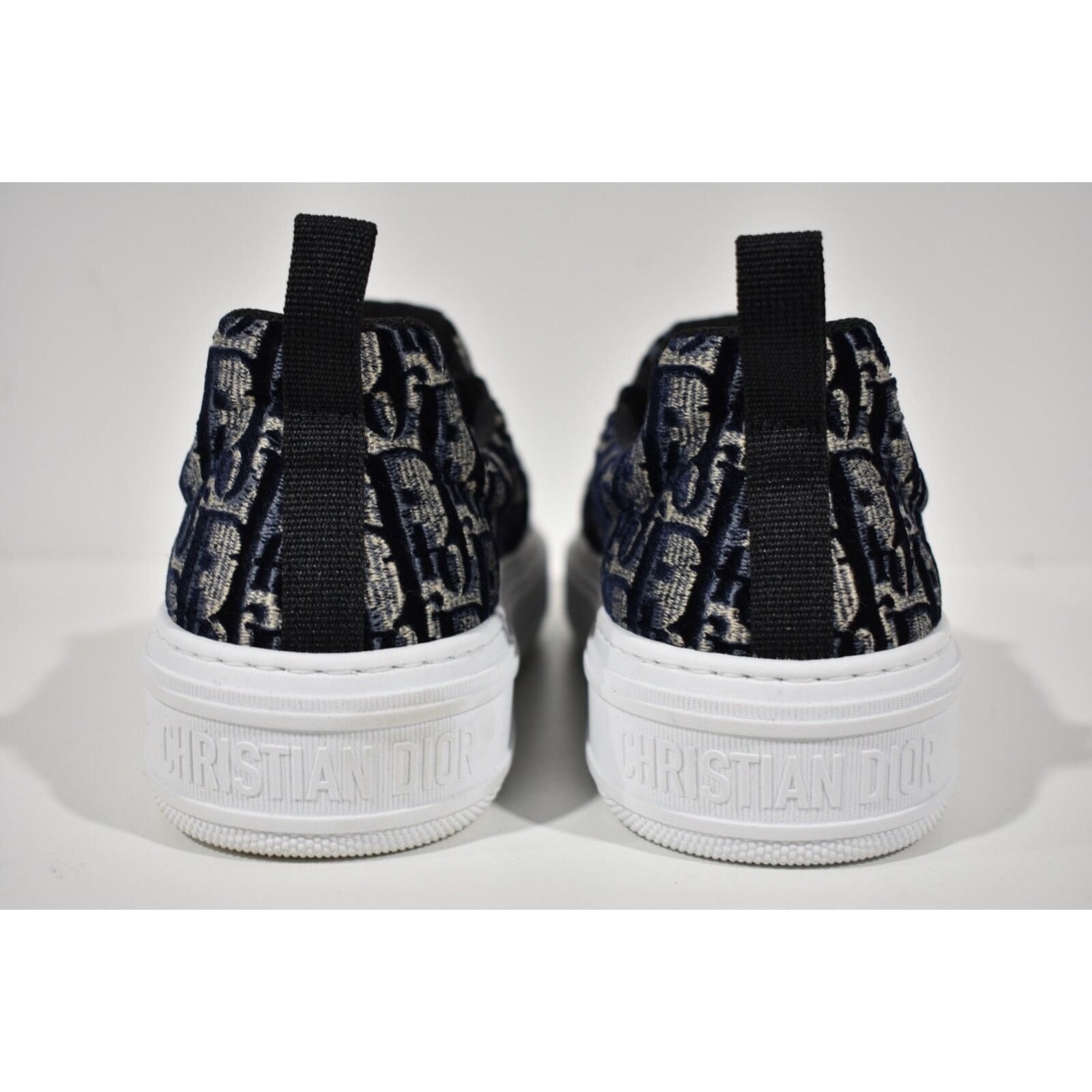 Dior Solar Oblique Logo White Flat Skate Slip On Low Sneaker 41.5 Size US 11.5 / IT 41.5 - 11 Thumbnail