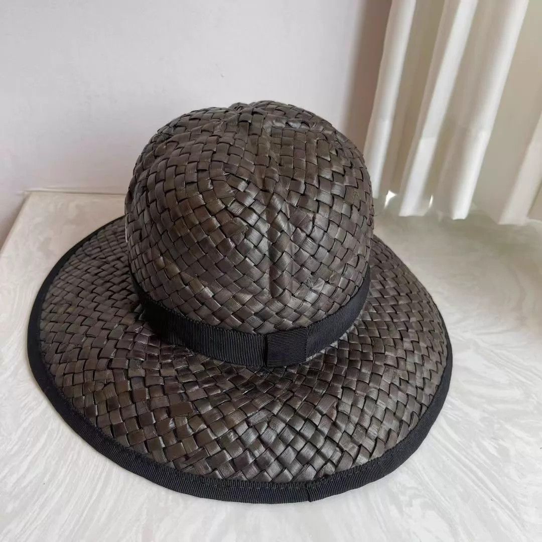 Loewe LOEWE Beach Woven Straw Hat New AK707 Size ONE SIZE - 8 Thumbnail