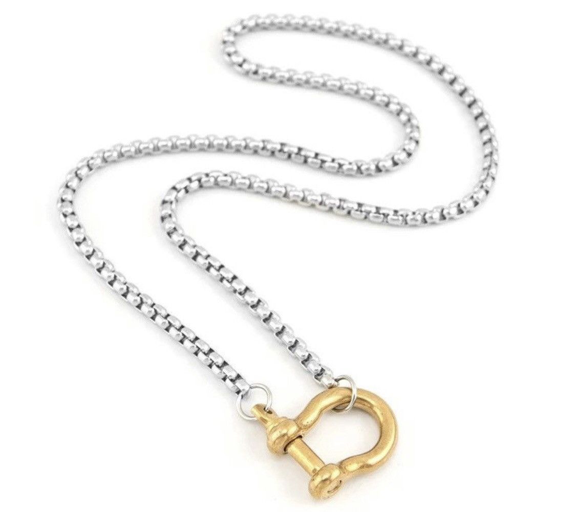Jewelry Horseshoe Chain Necklace Size ONE SIZE - 4 Thumbnail