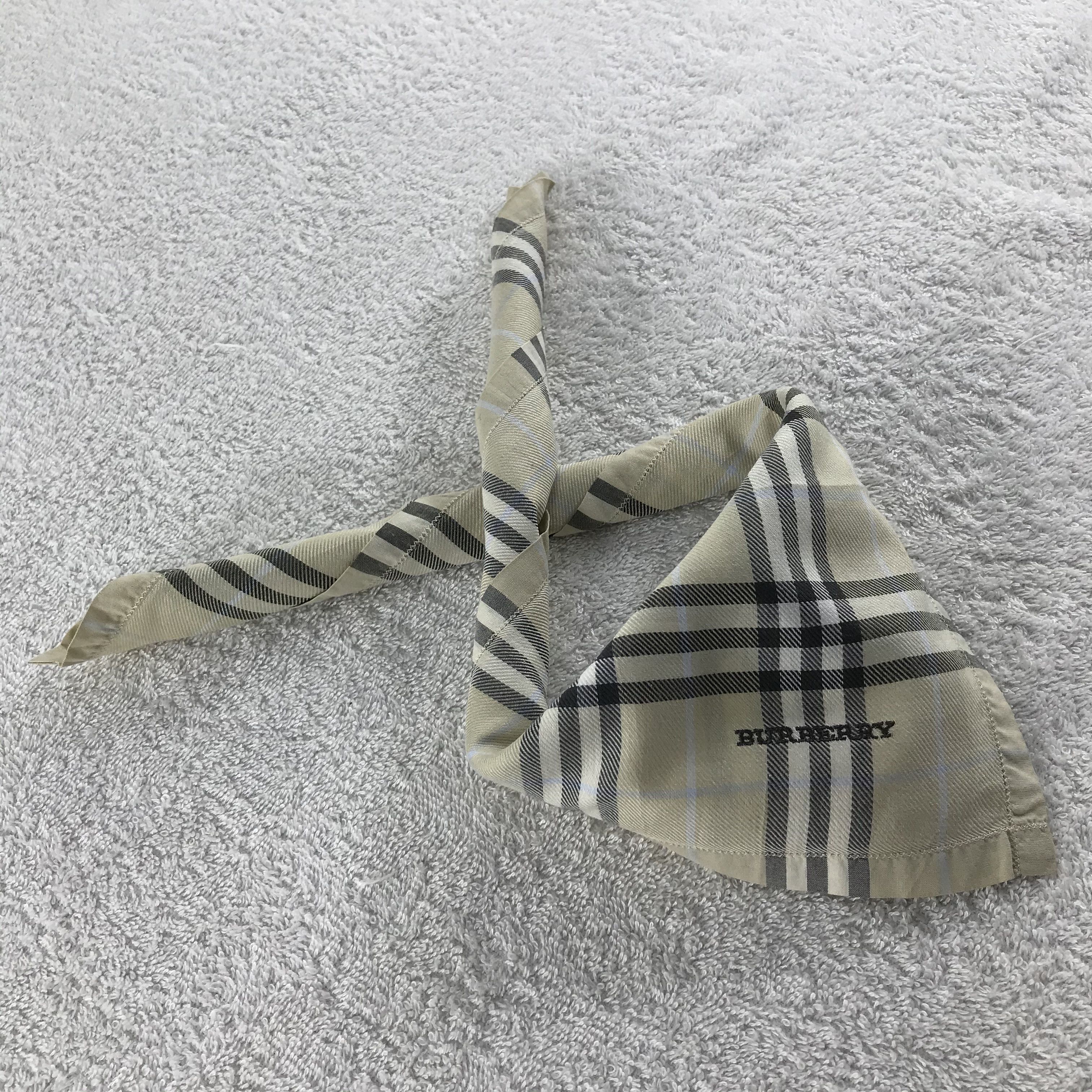 Burberry × Vintage Burberry Neckerchief / Bandana / Handkerchief Size ONE SIZE - 2 Thumbnail
