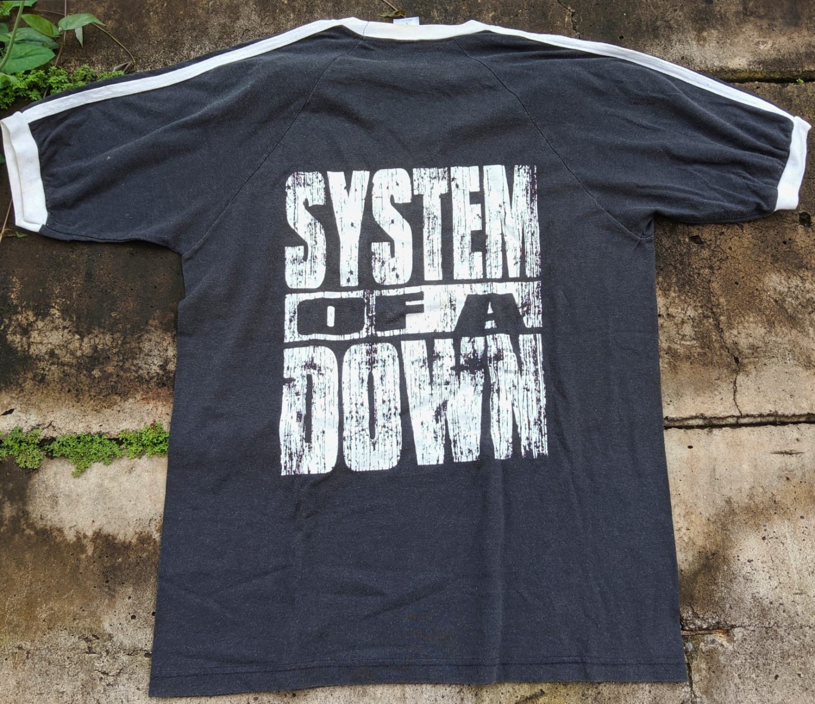 image of Band Tees x Rock T Shirt Vintage System Of A Down L in Black, Men's (Size Large)