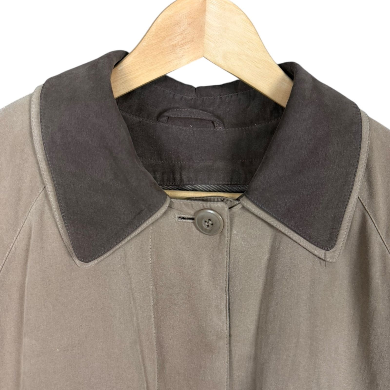 London Fog London Fog Beige Brown Men's Medium Fleece Lined Trench Coat Size US M / EU 48-50 / 2 - 3 Thumbnail