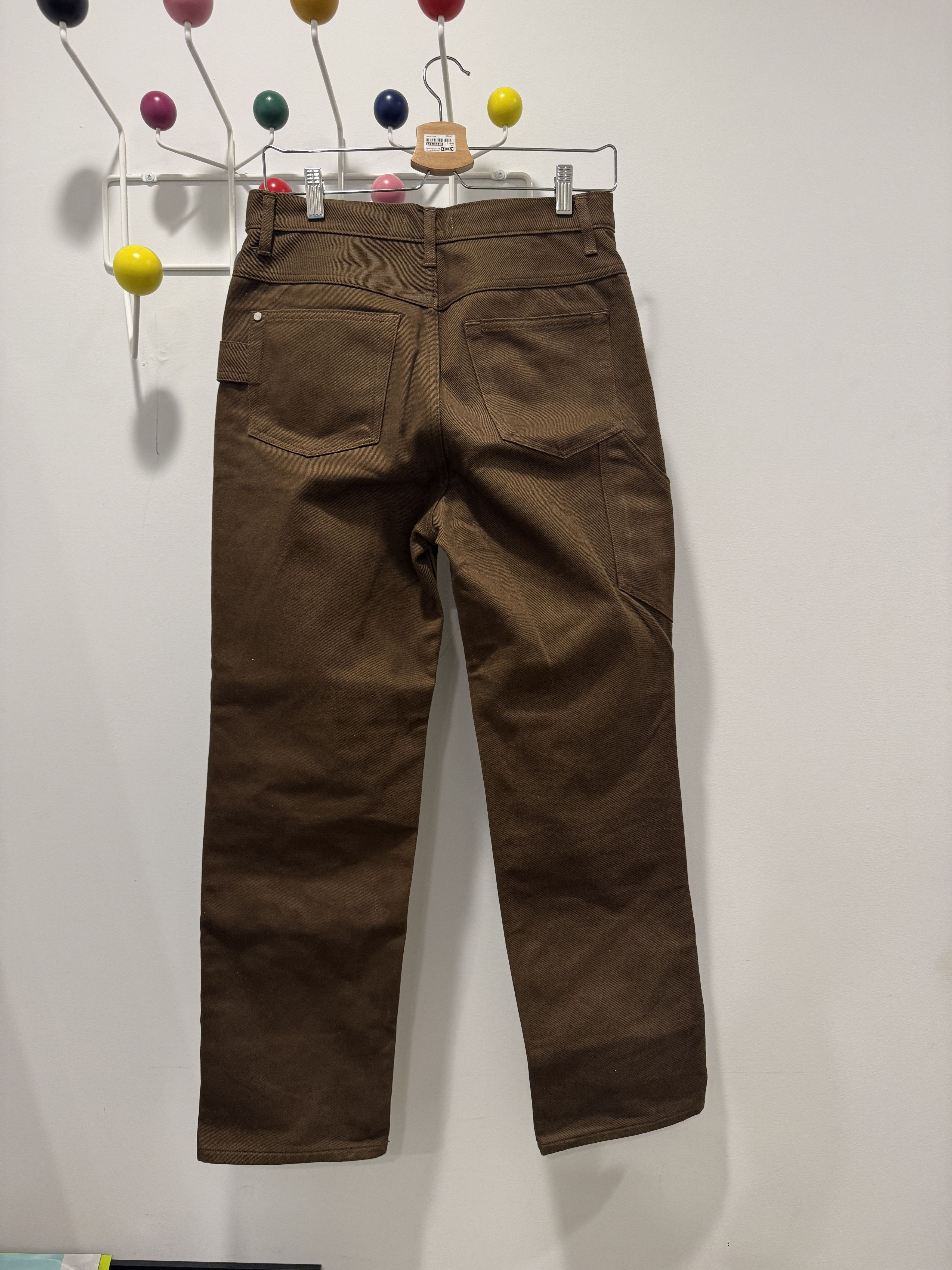 Vintage Brown Double Knee Pants Size US 29 - 2 Thumbnail