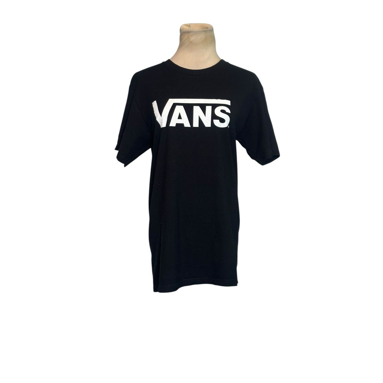 Vans Vans black white logo print short sleeves tee size Small Size S / US 4 / IT 40 - 7 Thumbnail