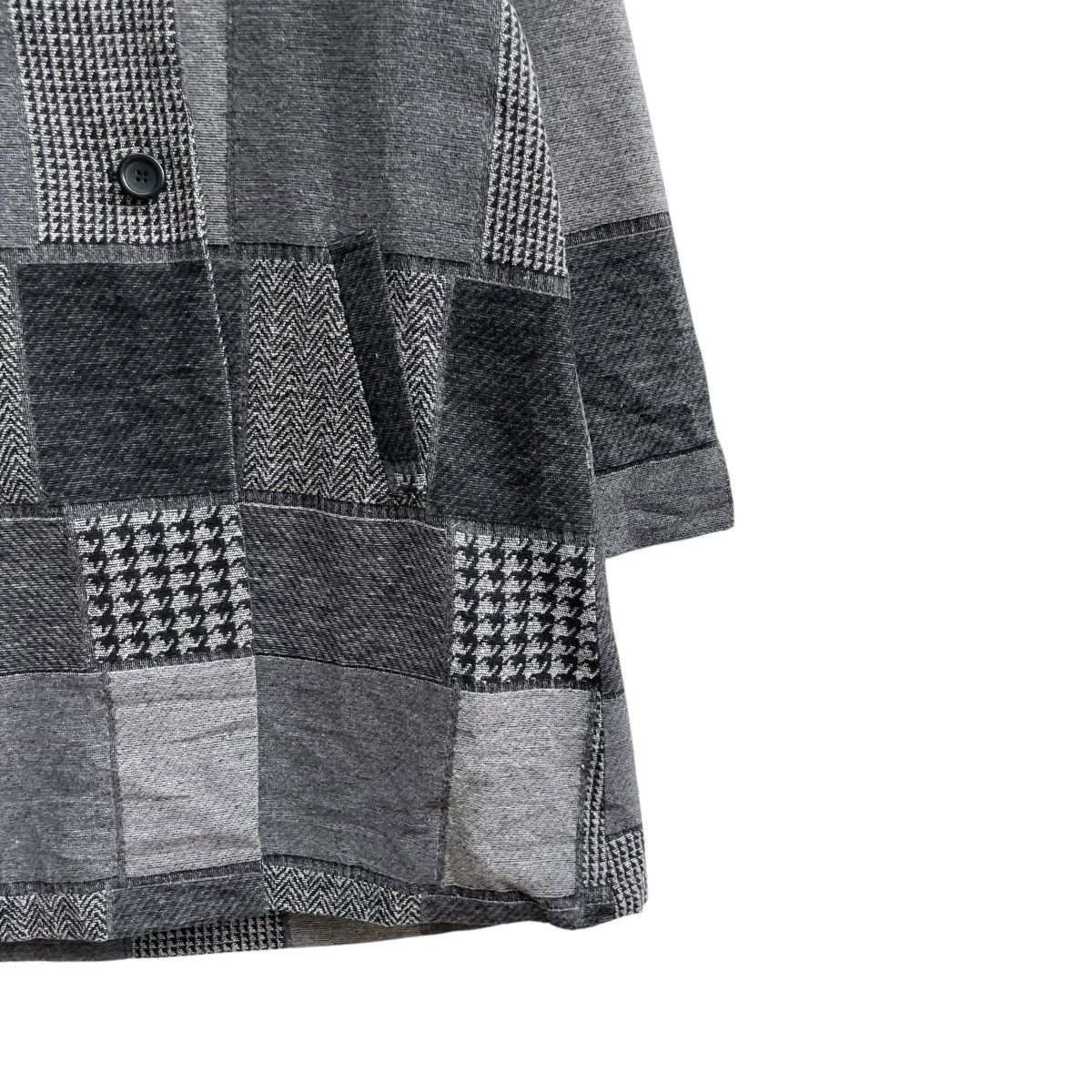 Harris Tweed 💥Marpione Pacthwork Hooded Harris Tweed Balmacaan Style Size M / US 6-8 / IT 42-44 - 5 Thumbnail