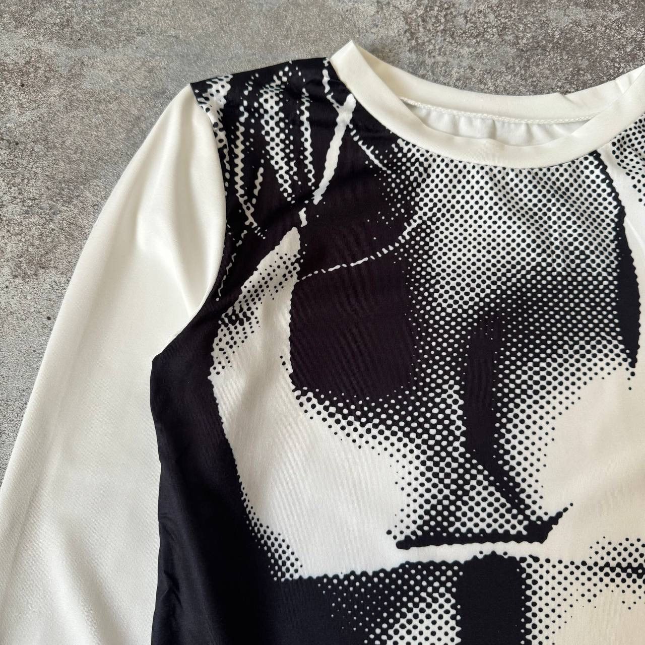 20471120 Amazing Y2K Sexy Boobs Long Sleeve (Jean Paul Gaultier vibe) Size S / US 4 / IT 40 - 4 Thumbnail