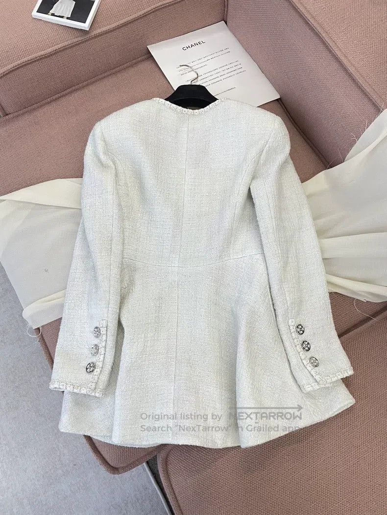 Chanel Chanel White braided coat Size XS / US 0-2 / IT 36-38 - 4 Thumbnail