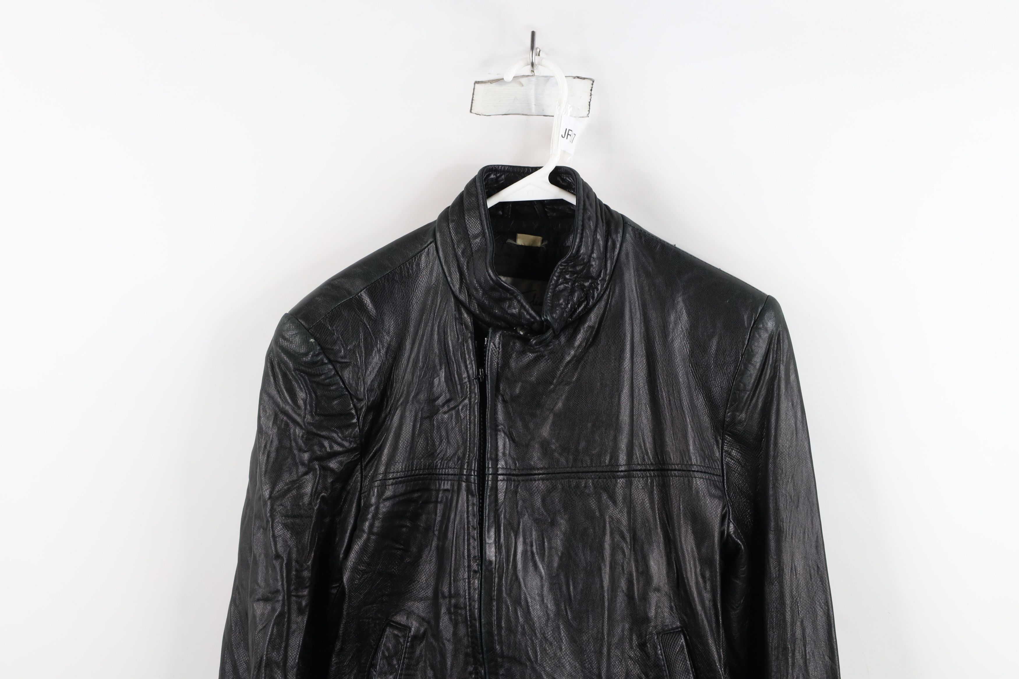 Vintage Vintage 80s 90s Streetwear Leather Cafe Racer Bomber Jacket Size XS / US 0-2 / IT 36-38 - 2 Thumbnail