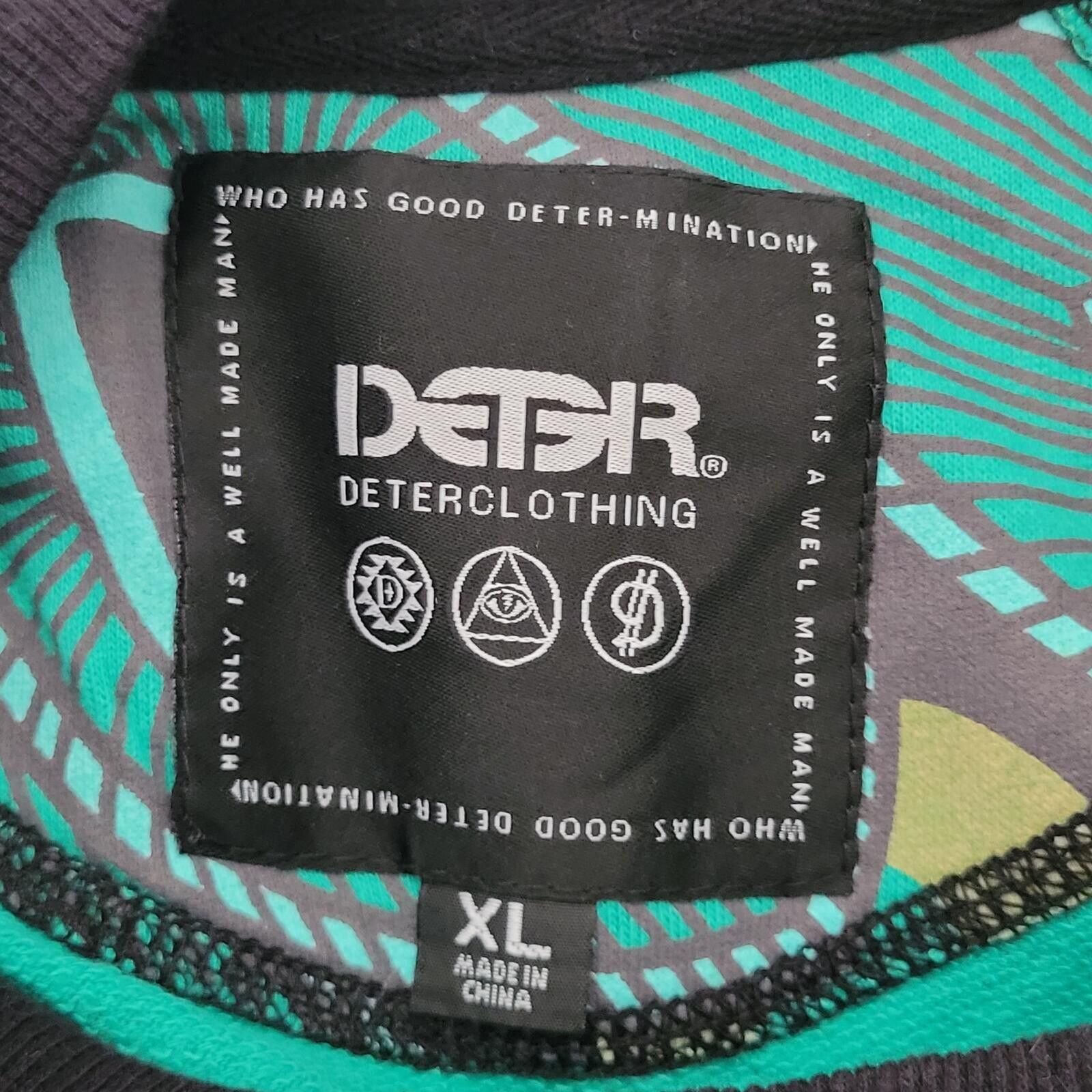 Other DETER Clothing Men’s XL Sweatshirt Green Peacock Print Size US XL / EU 56 / 4 - 3 Thumbnail