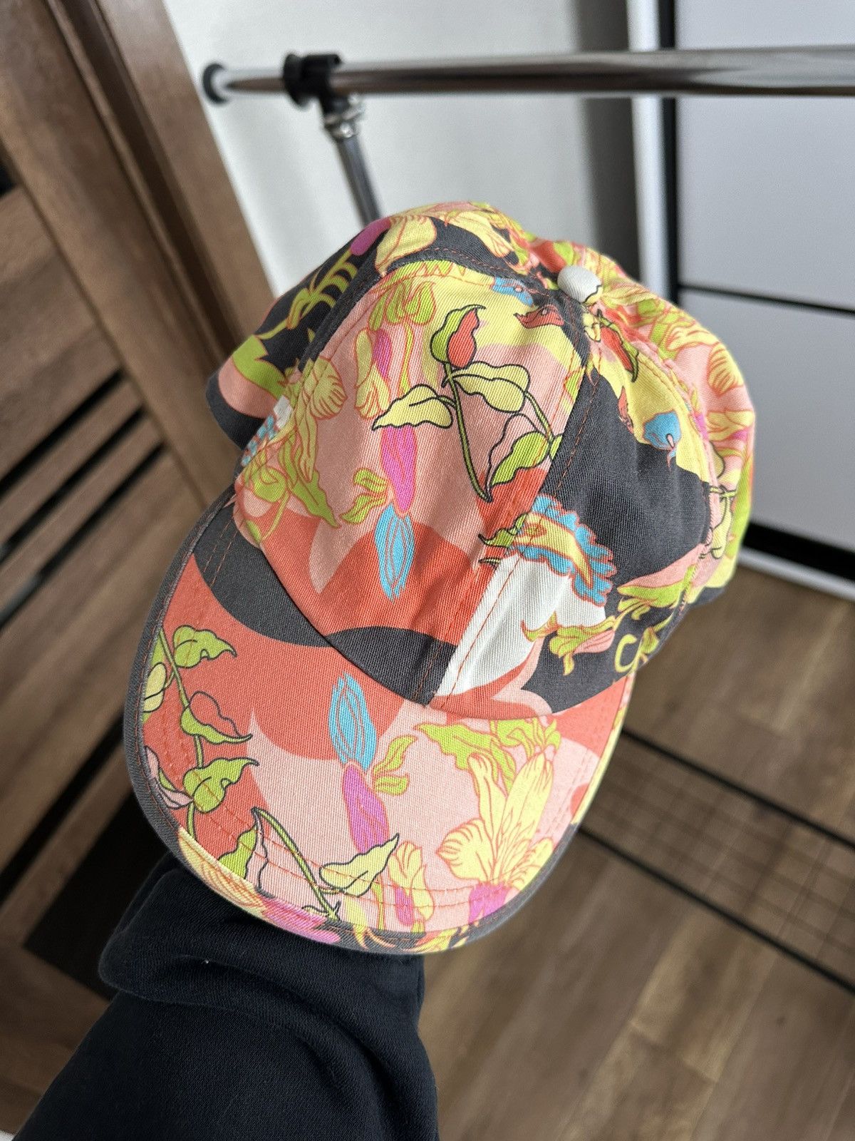 Dolce & Gabbana Dolce & Gabbana Baseball Cap Hat Floral Multilogo D&G Size ONE SIZE - 8 Thumbnail