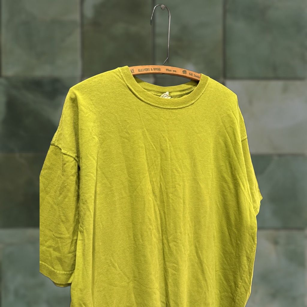 Gap VINTAGE GAP T-Shirt Mens XL Cotton Green Acid Blank 7/10 Condition Size US XL / EU 56 / 4 - 1 Thumbnail