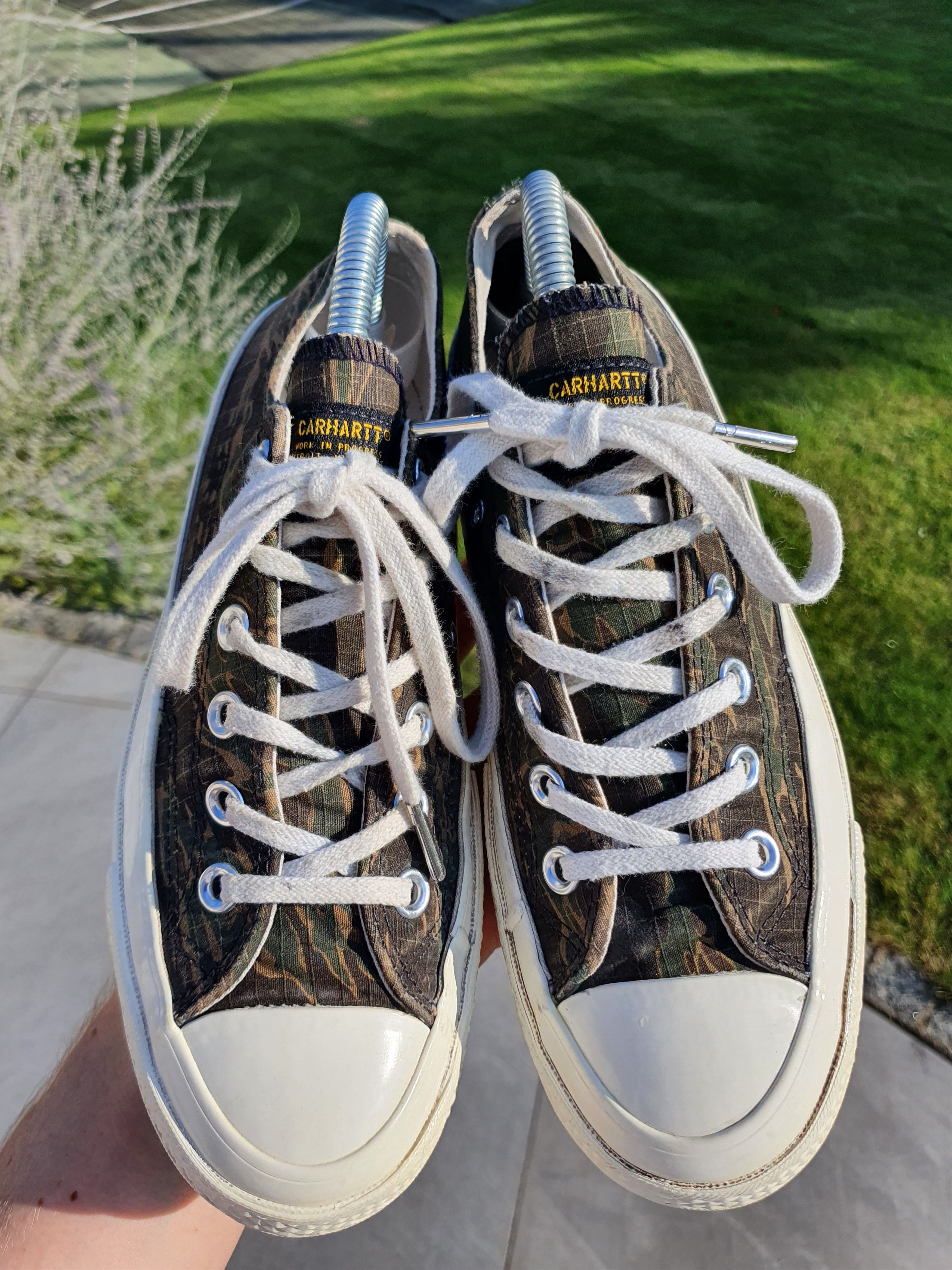 Carhartt × Carhartt Wip × Converse 2017 Converse Chuck 70 x Carhartt WIP Rare Camo Vintage Size US 7 / IT 37 - 2 Thumbnail