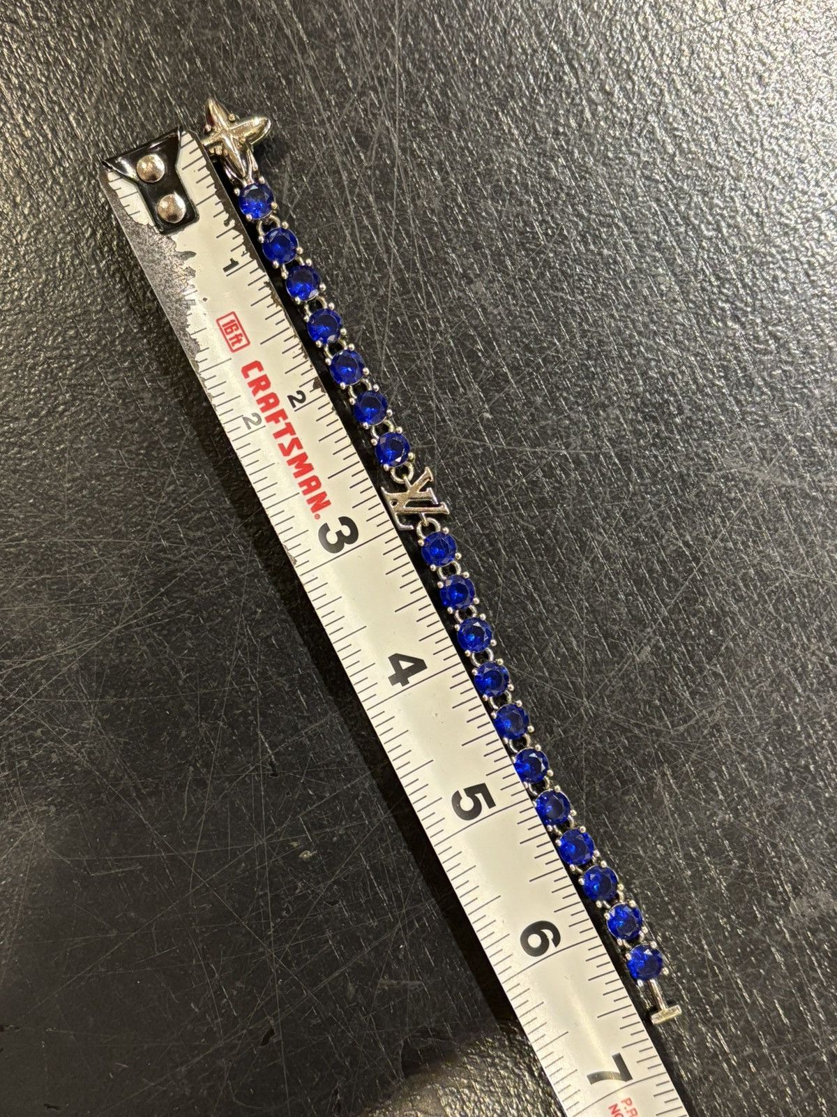 Louis Vuitton Louis Vuitton Blue Crystal Bracelet Size ONE SIZE - 3 Thumbnail