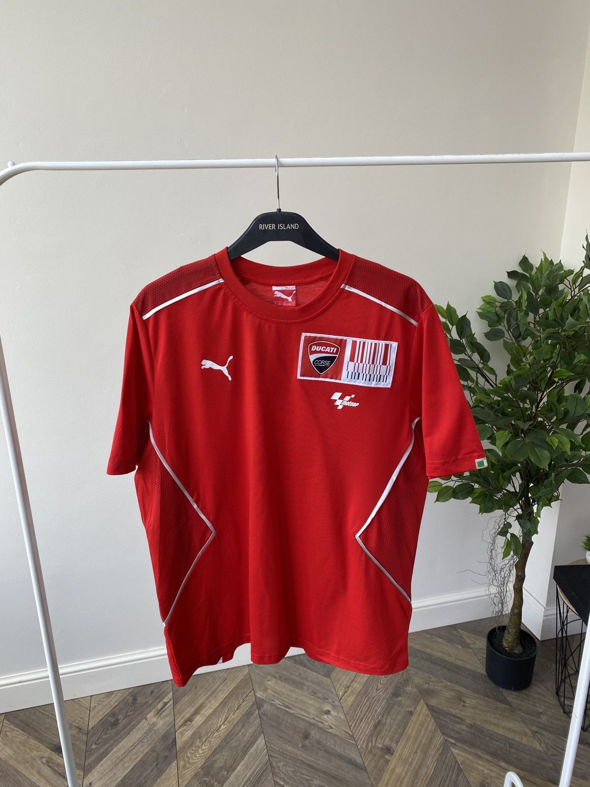 Ducati × Puma × Vintage Vintage Puma Ducati Racing Red T-shirt Size US L / EU 52-54 / 3 - 2 Thumbnail