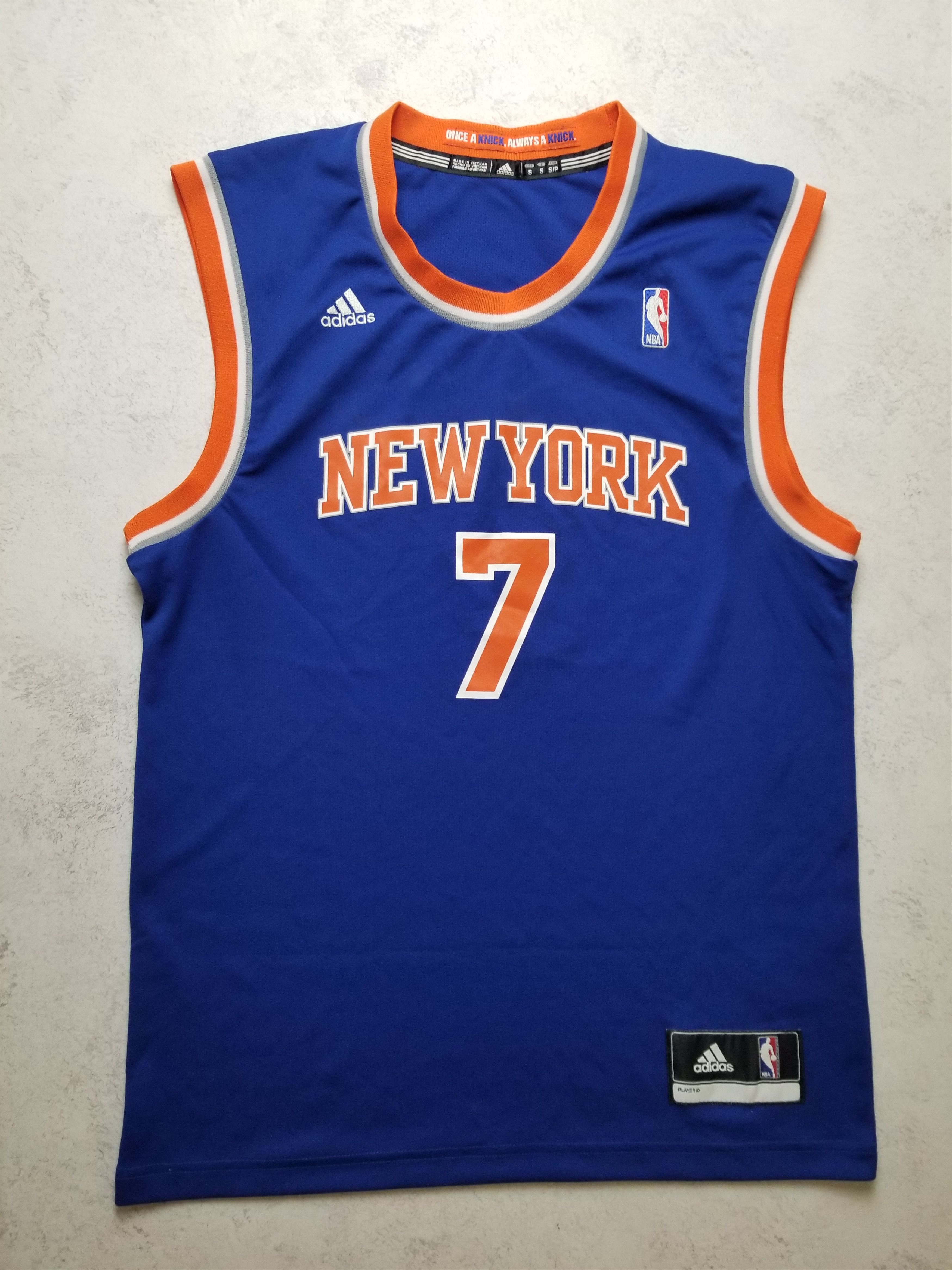 Adidas Carmelo Anthony New York Knicks Adidas NBA Jersey Size US S / EU 44-46 / 1 - 1 Thumbnail