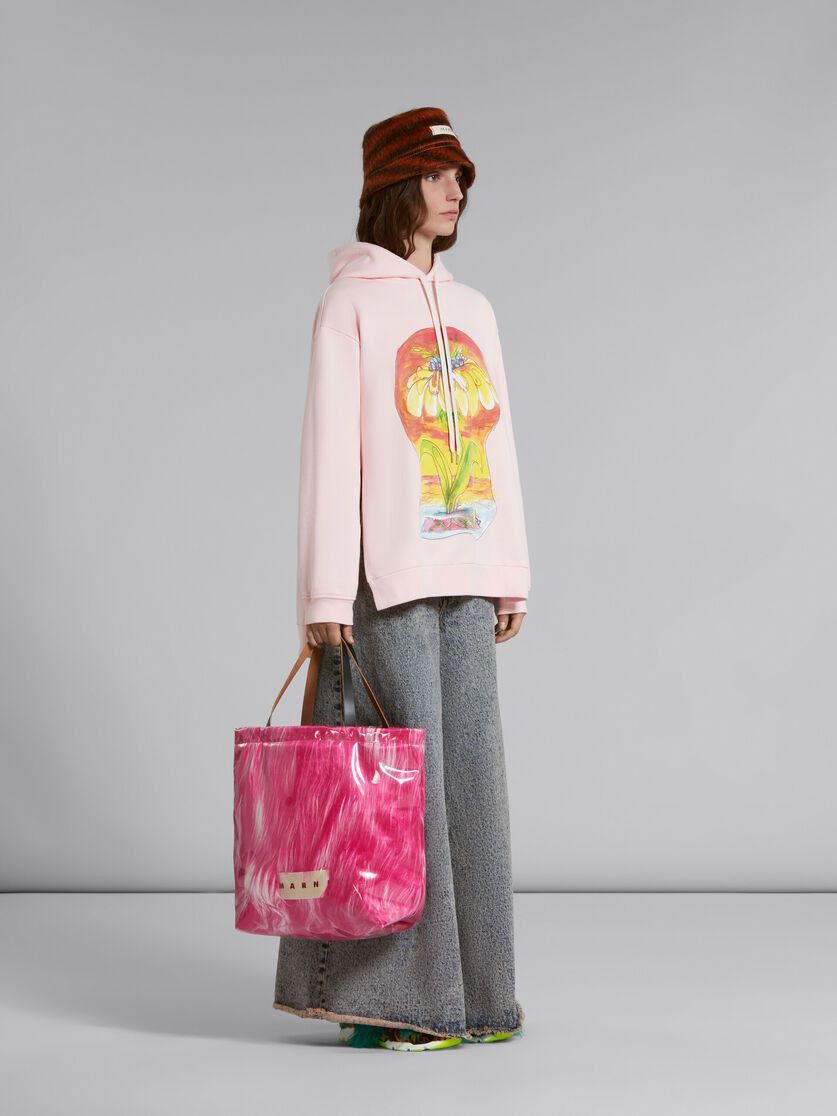 Marni o1w1db10125 Hoodie in Pink Size XXL / US 16-18 / IT 52-54 - 5 Thumbnail