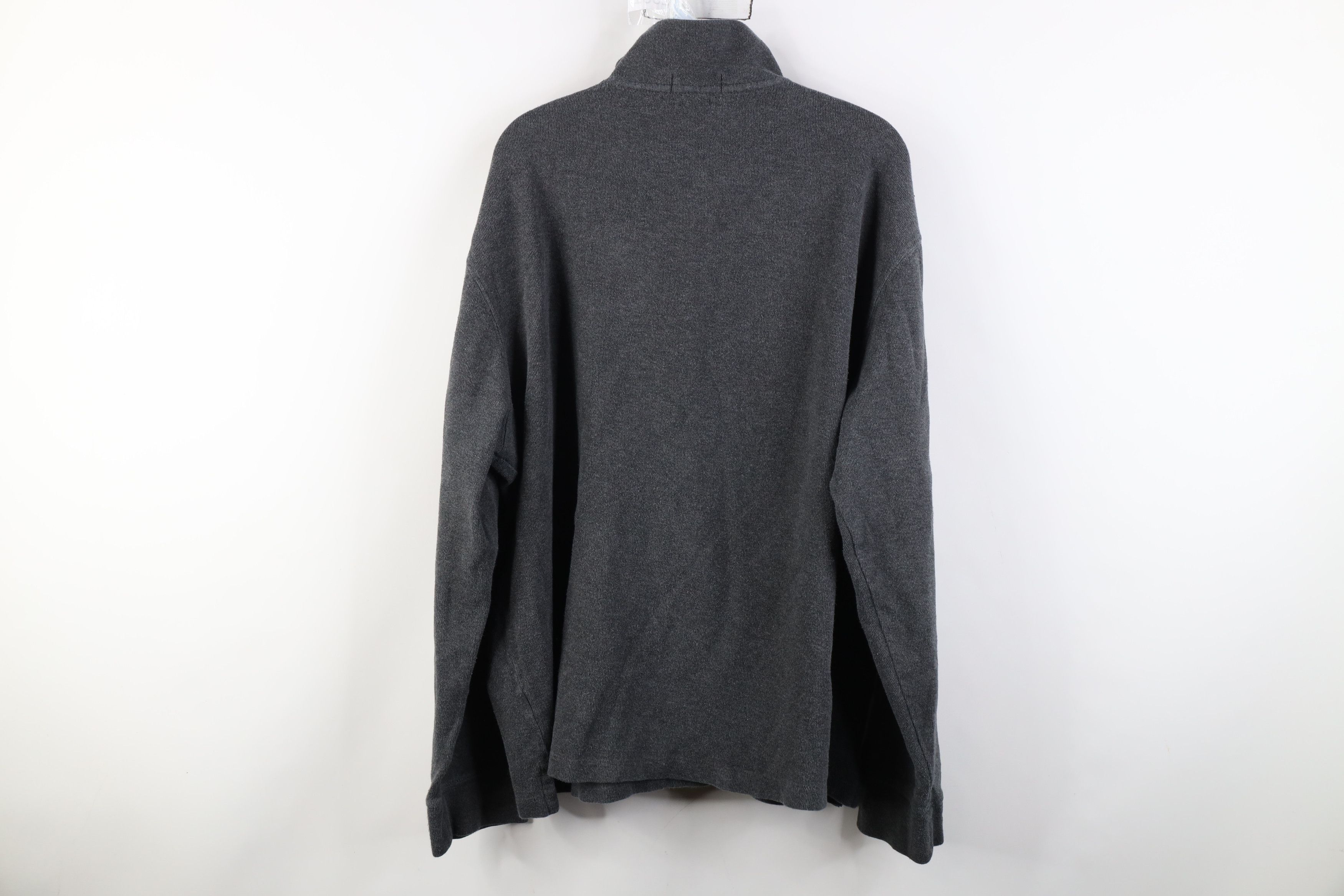 Ralph Lauren Vintage Ralph Lauren Cotton Ribbed Knit 1/4 Half Zip Sweater Size US XXL / EU 58 / 5 - 10 Thumbnail