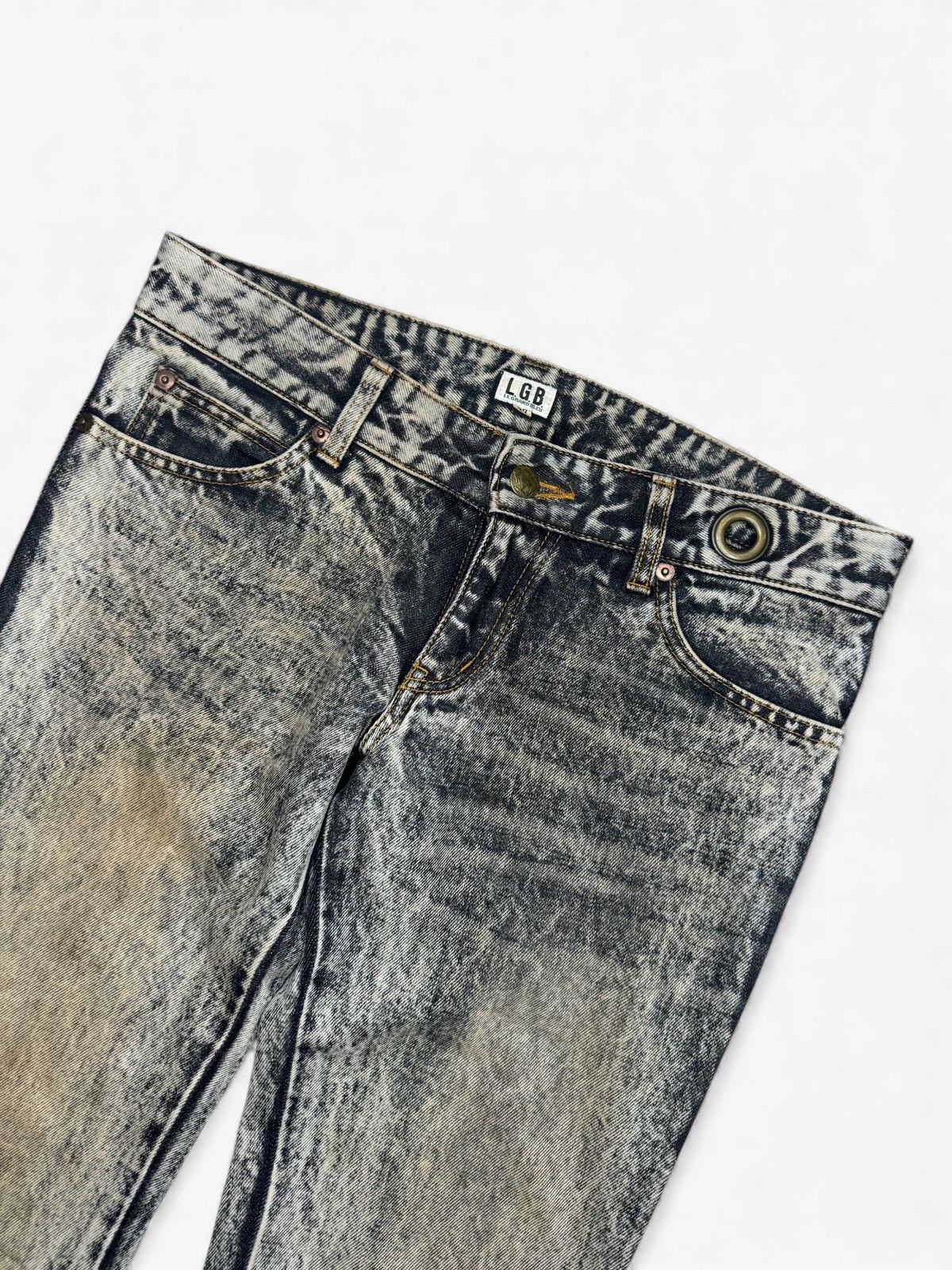 Le Grande Bleu (L.G.B.) LGB Rabbit Bootcut Zipper Denim Size US 30 / EU 46 - 4 Thumbnail