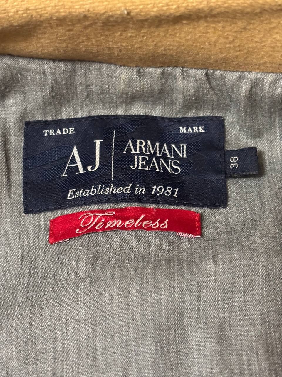 Armani Armani Jeans Camel Wool Coat – Women’s EU 38 – “Timeless” Size XS / US 0-2 / IT 36-38 - 14 Thumbnail