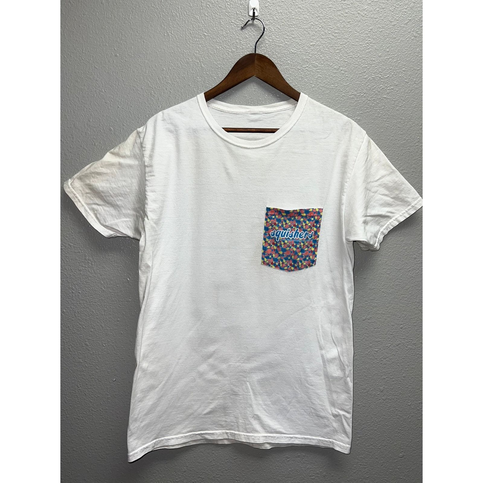 Vintage Squishers Gummies Shirt Liquid Filled Robhot Pocket Tee M Size US M / EU 48-50 / 2 - 1 Thumbnail