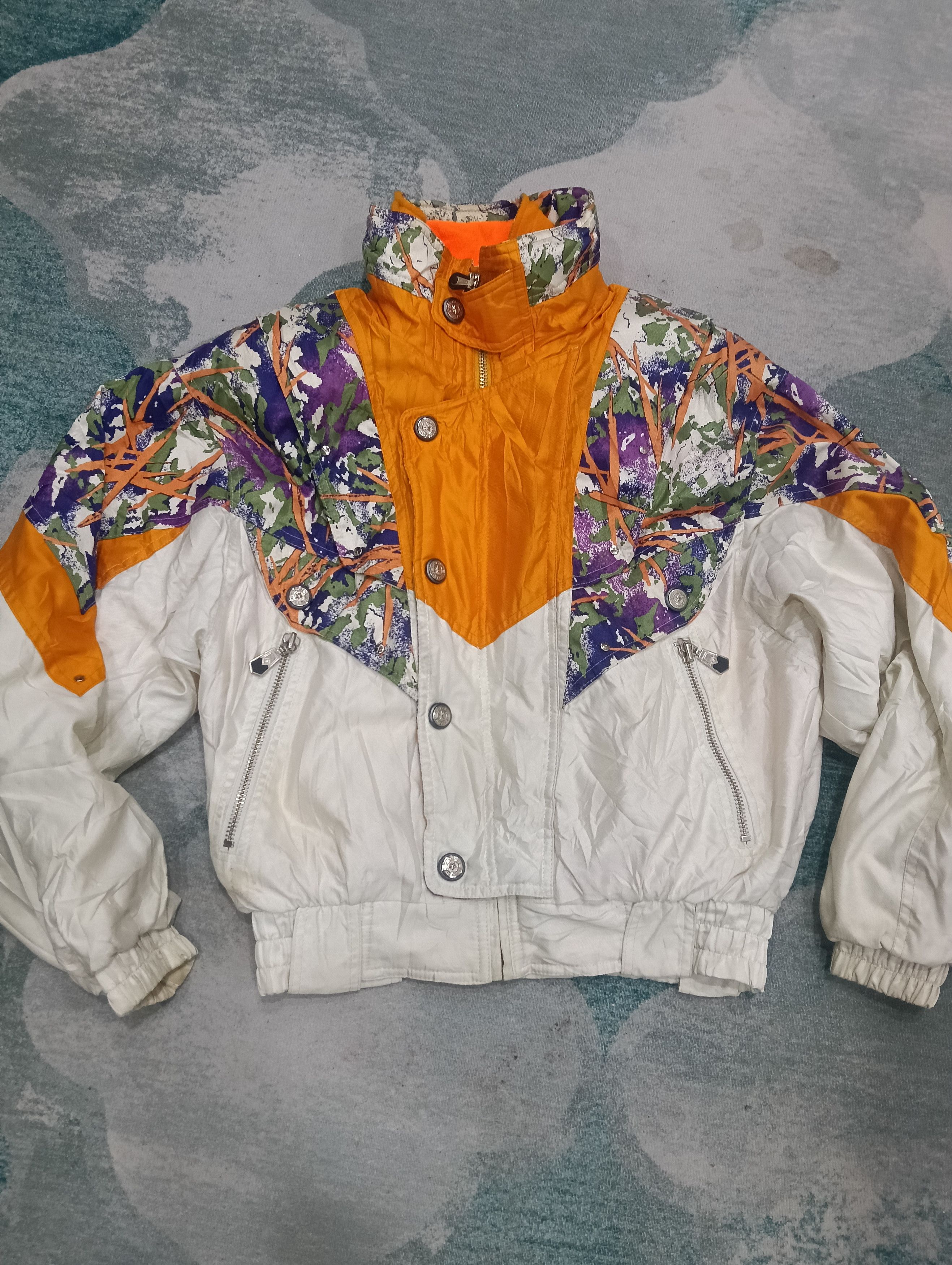 Descente × Hood By Air × Japanese Brand Vintage Descente Colourful Jacket Size US M / EU 48-50 / 2 - 2 Thumbnail