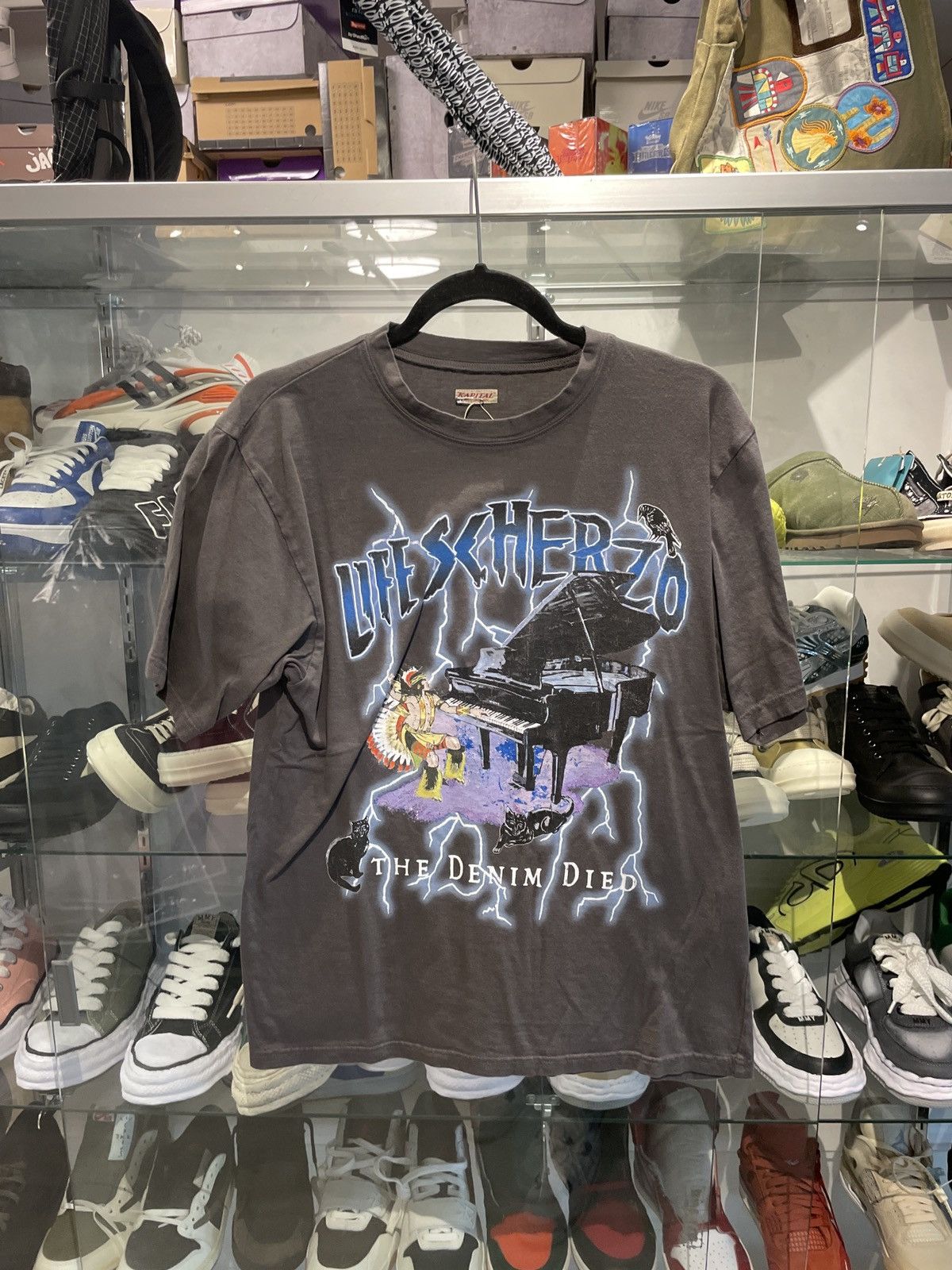 Kapital Kapital Lightning Piano T-Shirt Black Size US S / EU 44-46 / 1 - 1 Thumbnail