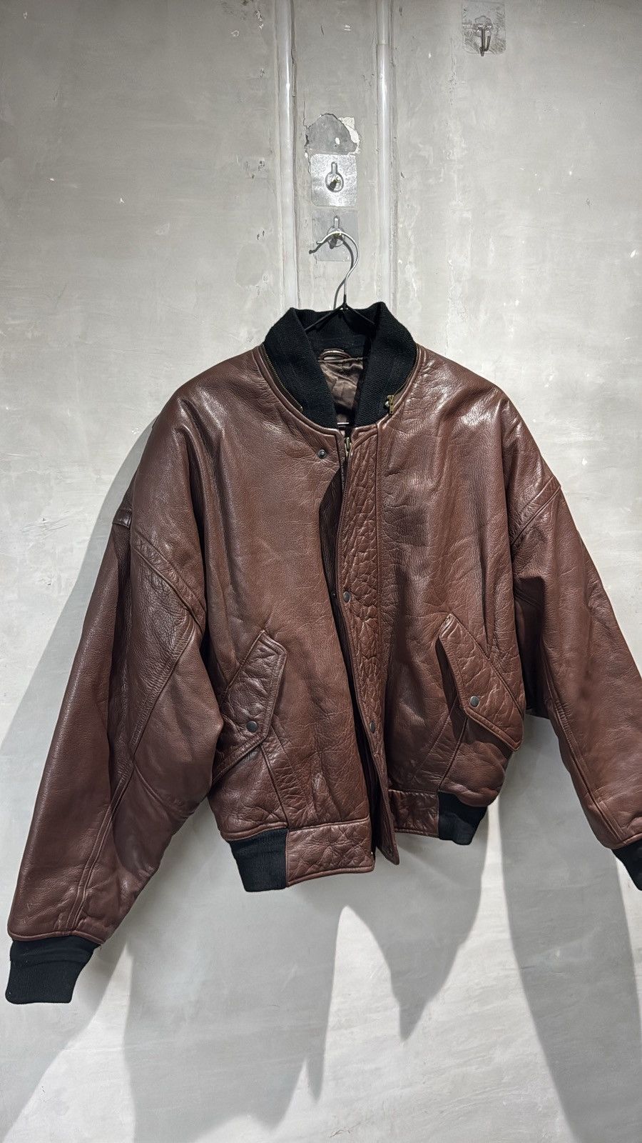 Issey Miyake vintage leather bomber jacket issey miyake durban intermezzo Size US M / EU 48-50 / 2 - 21 Thumbnail
