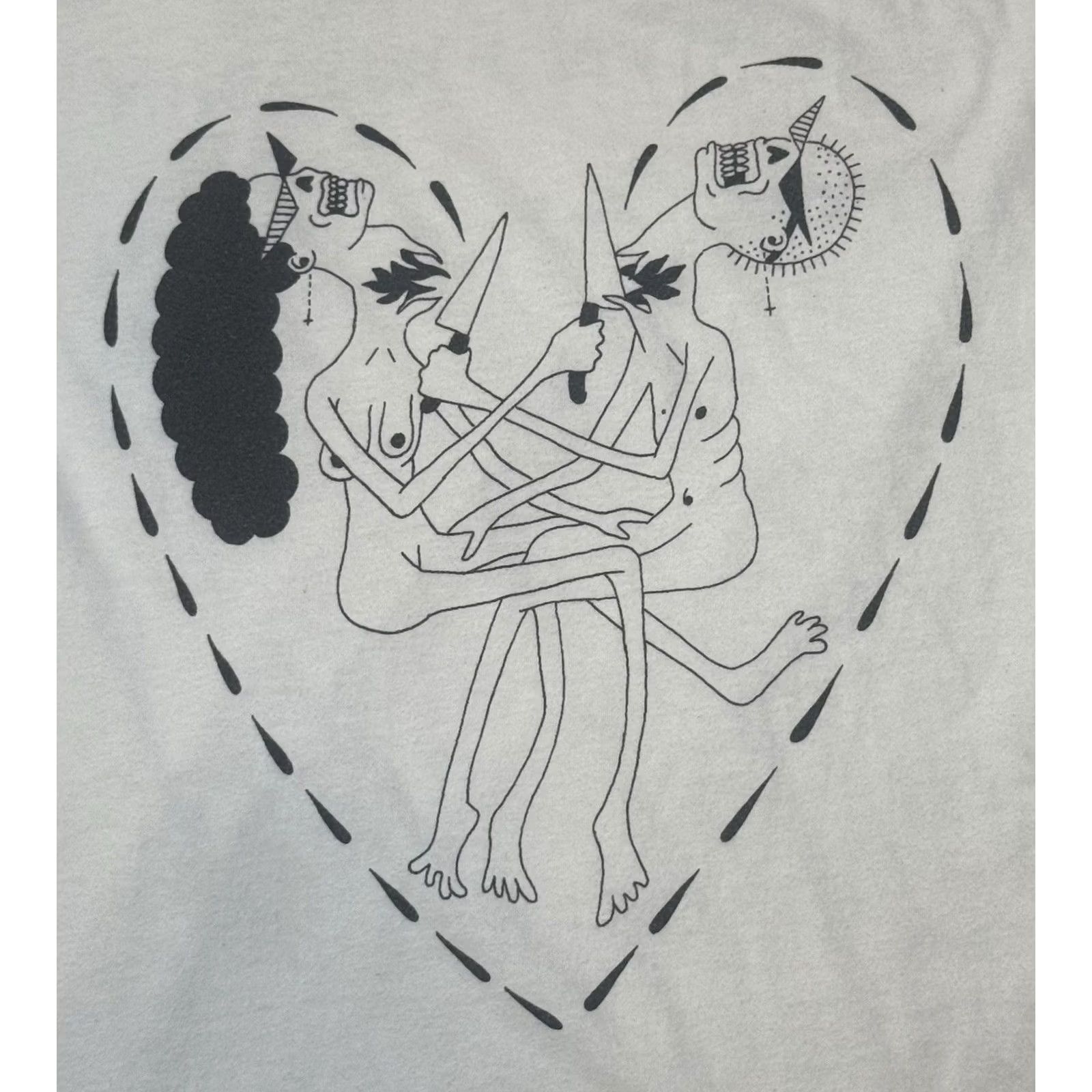 Next Level Nine Inch Nails Shirt Medium 2014 Tour Love Kills Trent Reznor NIN Soundgarden White Size US M / EU 48-50 / 2 - 3 Thumbnail