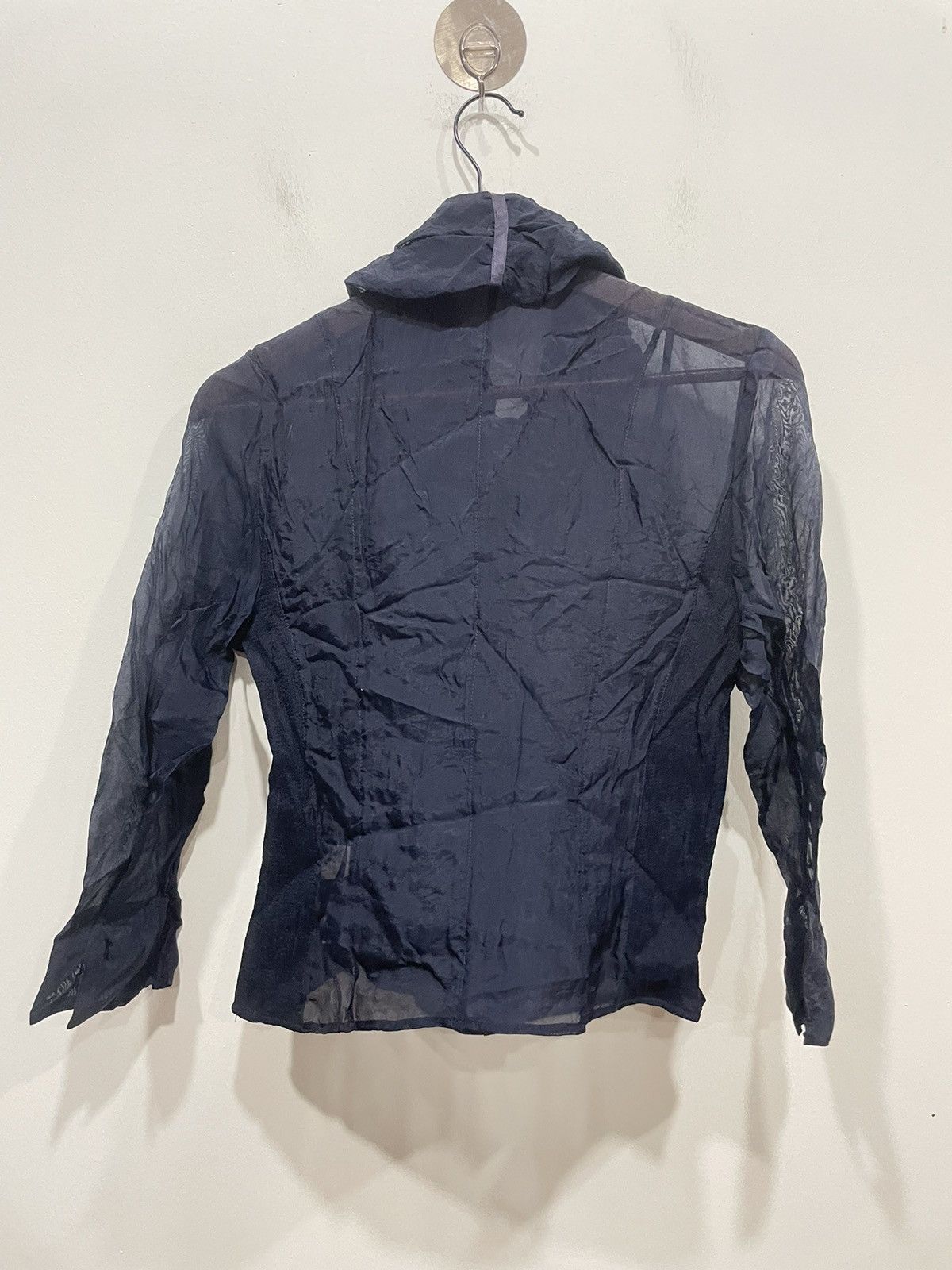 Hiroko Koshino Homme Hiroko Koshino Mesh Shirt Size ONE SIZE - 2 Thumbnail
