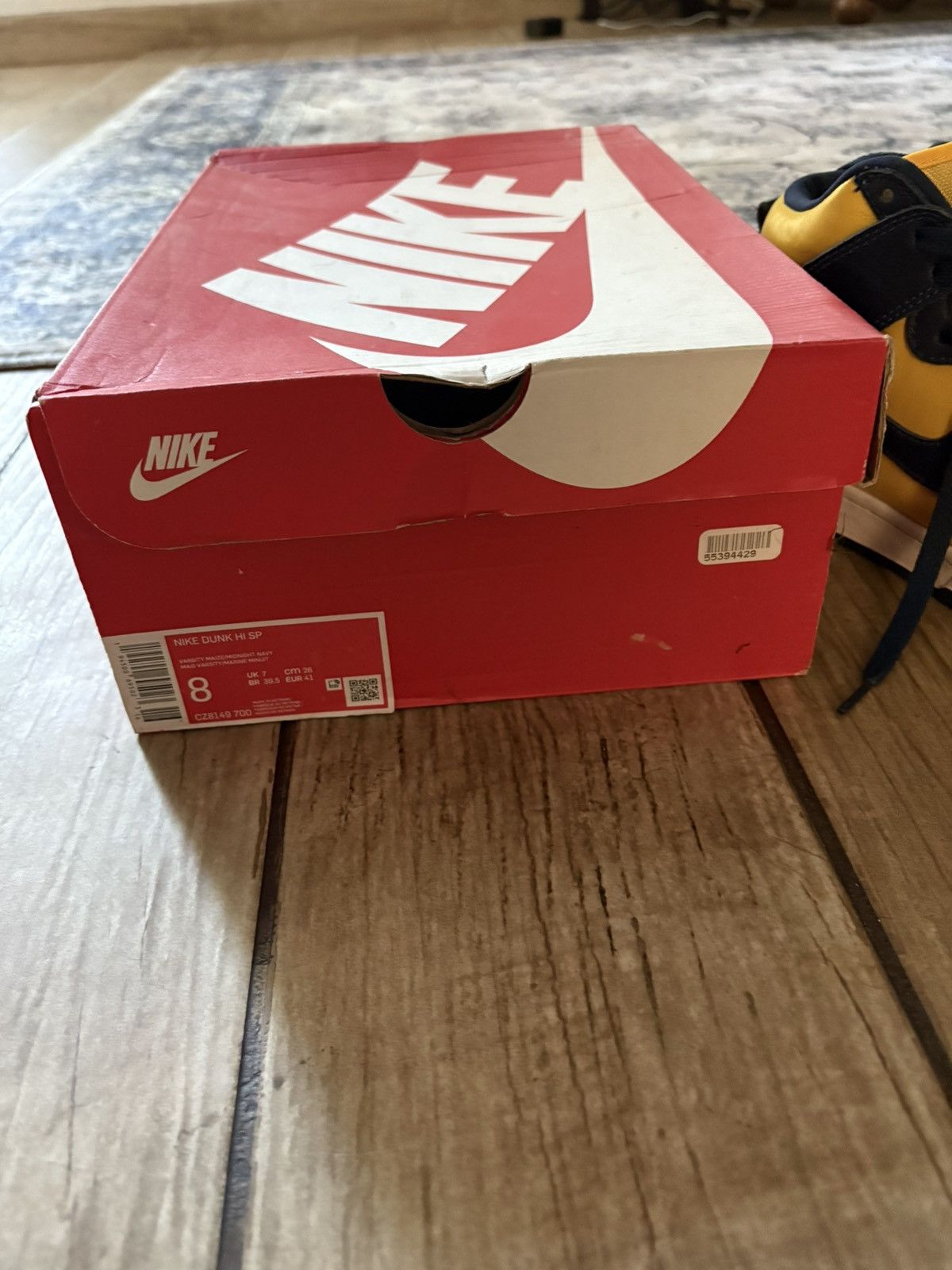 Nike Nike Dunk Hi Michigan Size US 8 / EU 41 - 7 Thumbnail