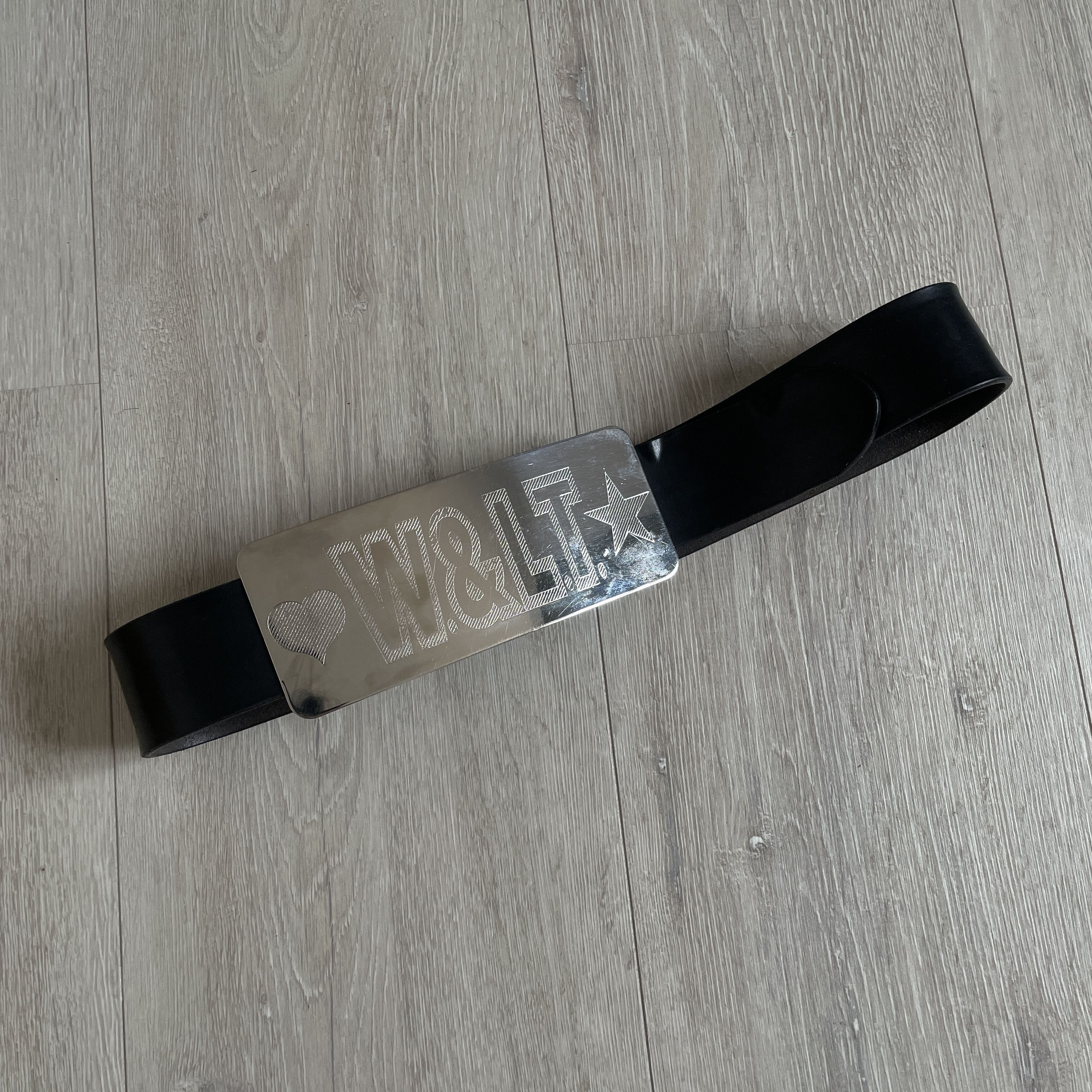 Walter Van Beirendonck W&LT oversized buckle belt Size ONE SIZE - 4 Thumbnail