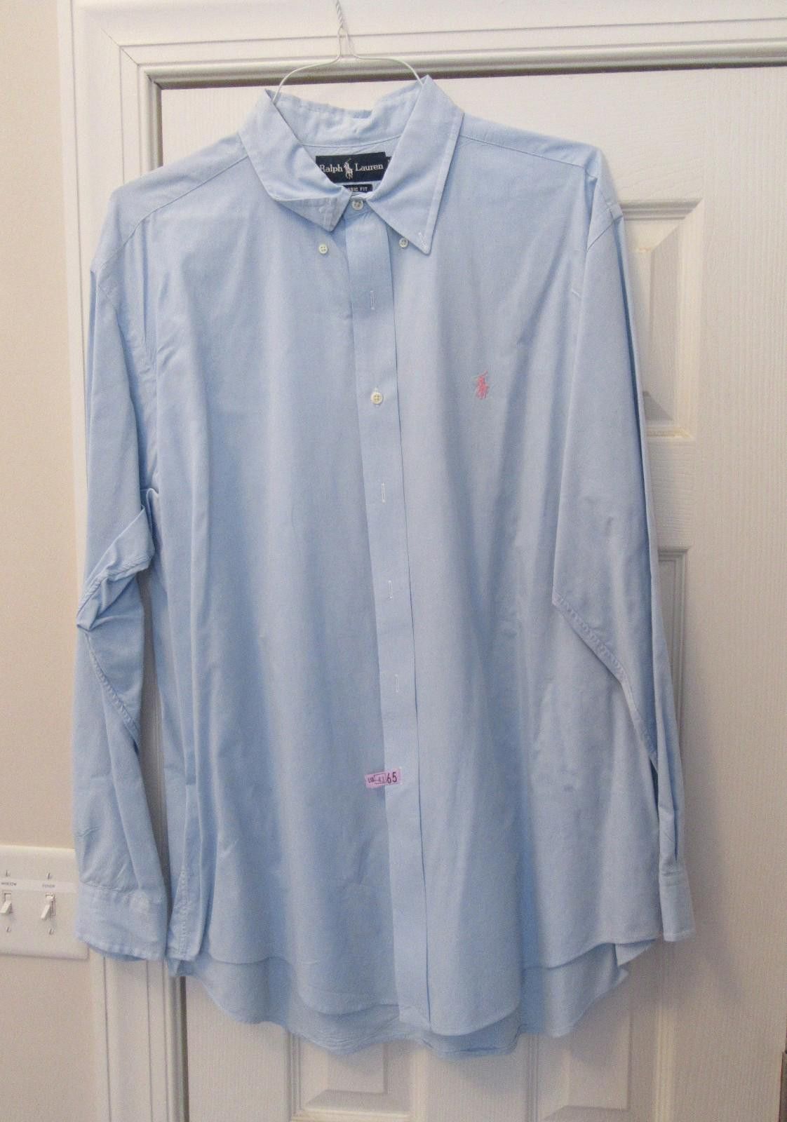 Polo Ralph Lauren Polo Ralph Lauren Mens Classic Fit Button Down Shirt XL Size US XL / EU 56 / 4 - 2 Thumbnail