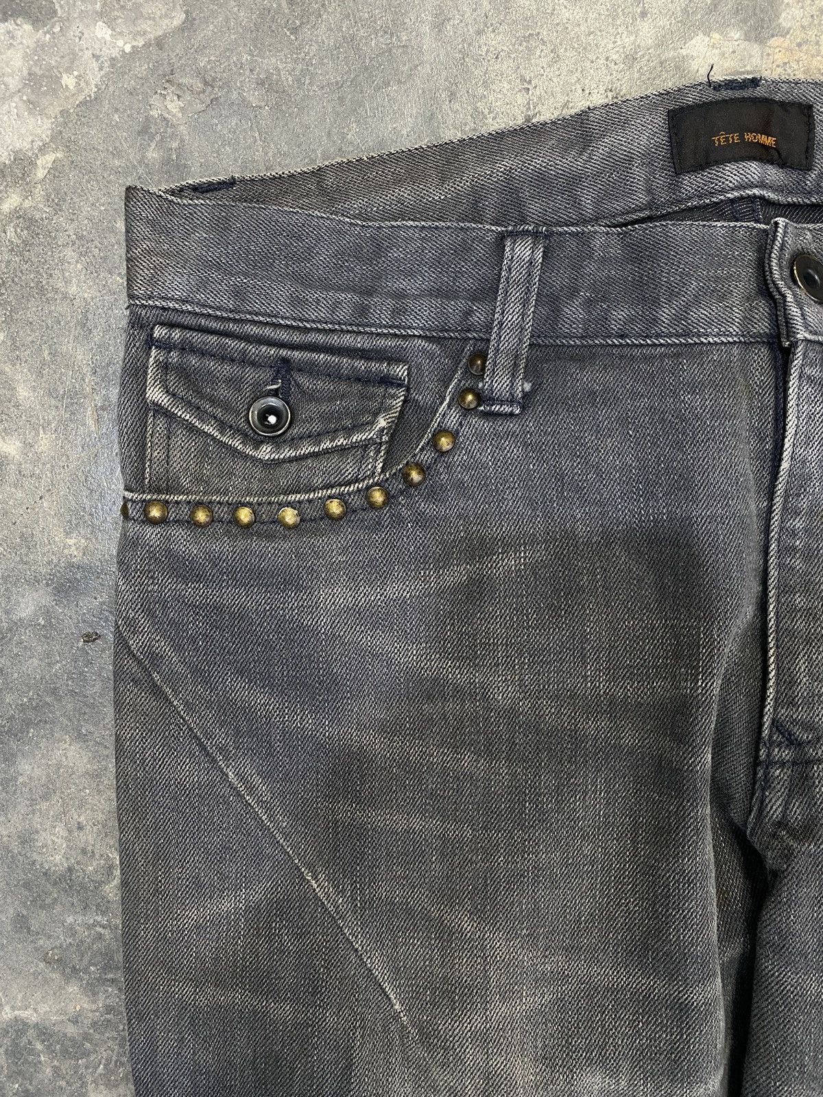 Tete Homme Issey Miyake Tete Home Skiny Jeans Size US 32 / EU 48 - 4 Thumbnail