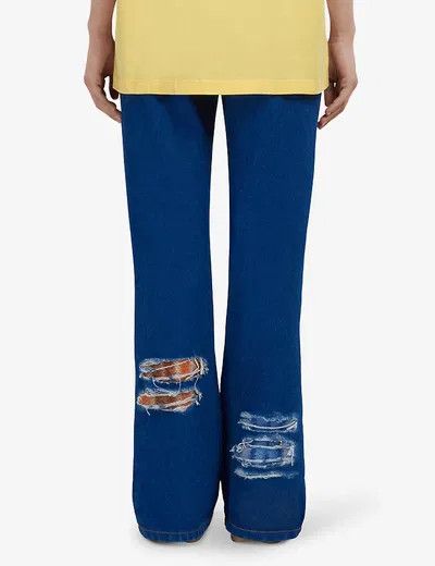 Marni o1y1125 Bootcut Jeans in Blue Size 26" / US 2 / IT 38 - 3 Thumbnail