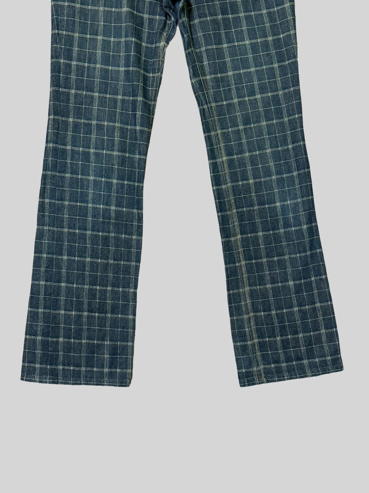 Japanese Brand × Vintage Nicole Club For Men Checkered Denim Jeans Size US 33 - 6 Thumbnail