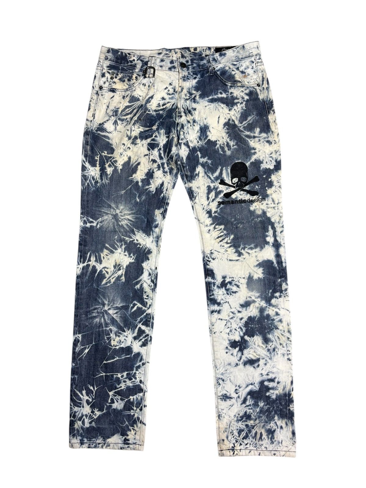 semanticdesign SS09 Roen x Semantic design bleach acid wash denim rare Size US 36 / EU 52 - 1 Thumbnail