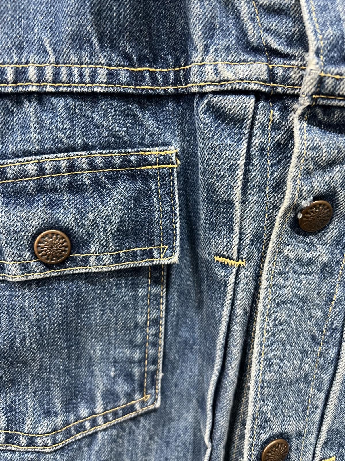 Other 60/70s Selvedge Lined Denim Trucker Jacket Size US M / EU 48-50 / 2 - 3 Thumbnail