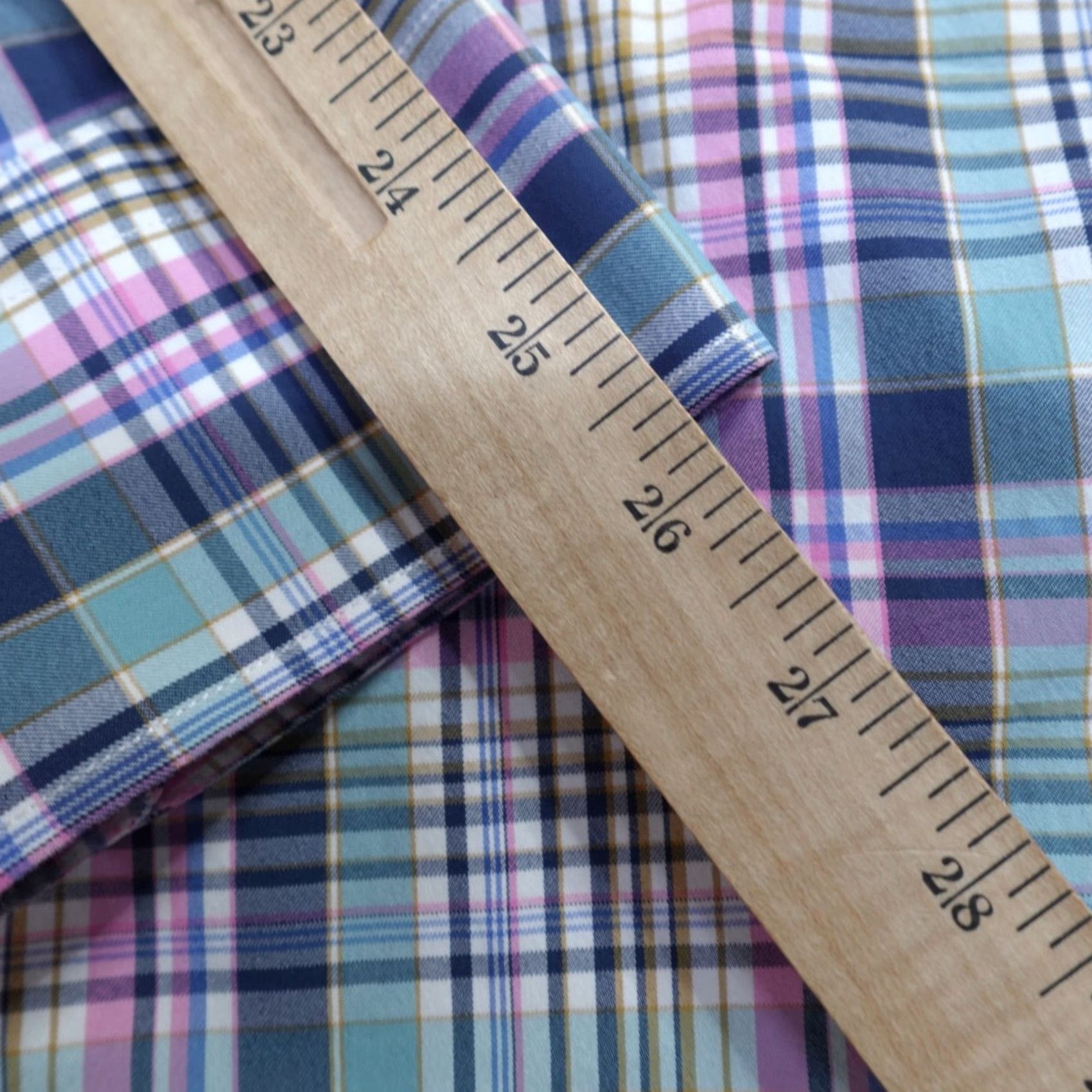 Peter Millar VINTAGE Peter Millar Summer Comfort Shirt 2XL Blue Plaid Long Sleeve North Hills Size US XXL / EU 58 / 5 - 8 Thumbnail