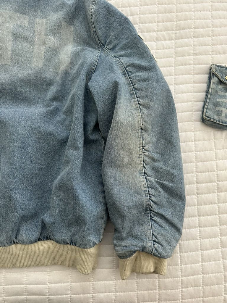 Kith Kith Denim Aviation Bomber Jacket Hosu 2.0 Wash Size US XL / EU 56 / 4 - 12 Thumbnail