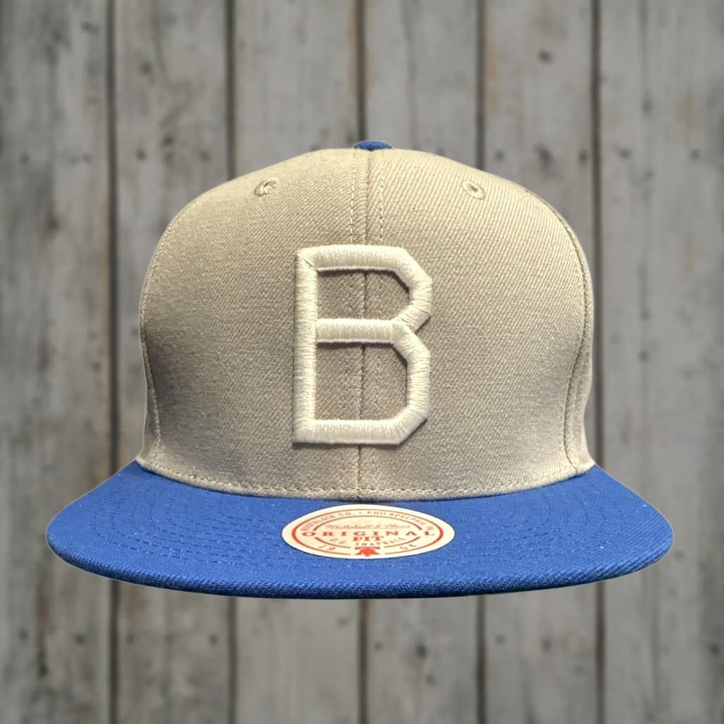 Mitchell & Ness Mitchell & Ness Brooklyn Dodgers Hat Snapback Men's One Size Gray Size ONE SIZE - 1 Thumbnail