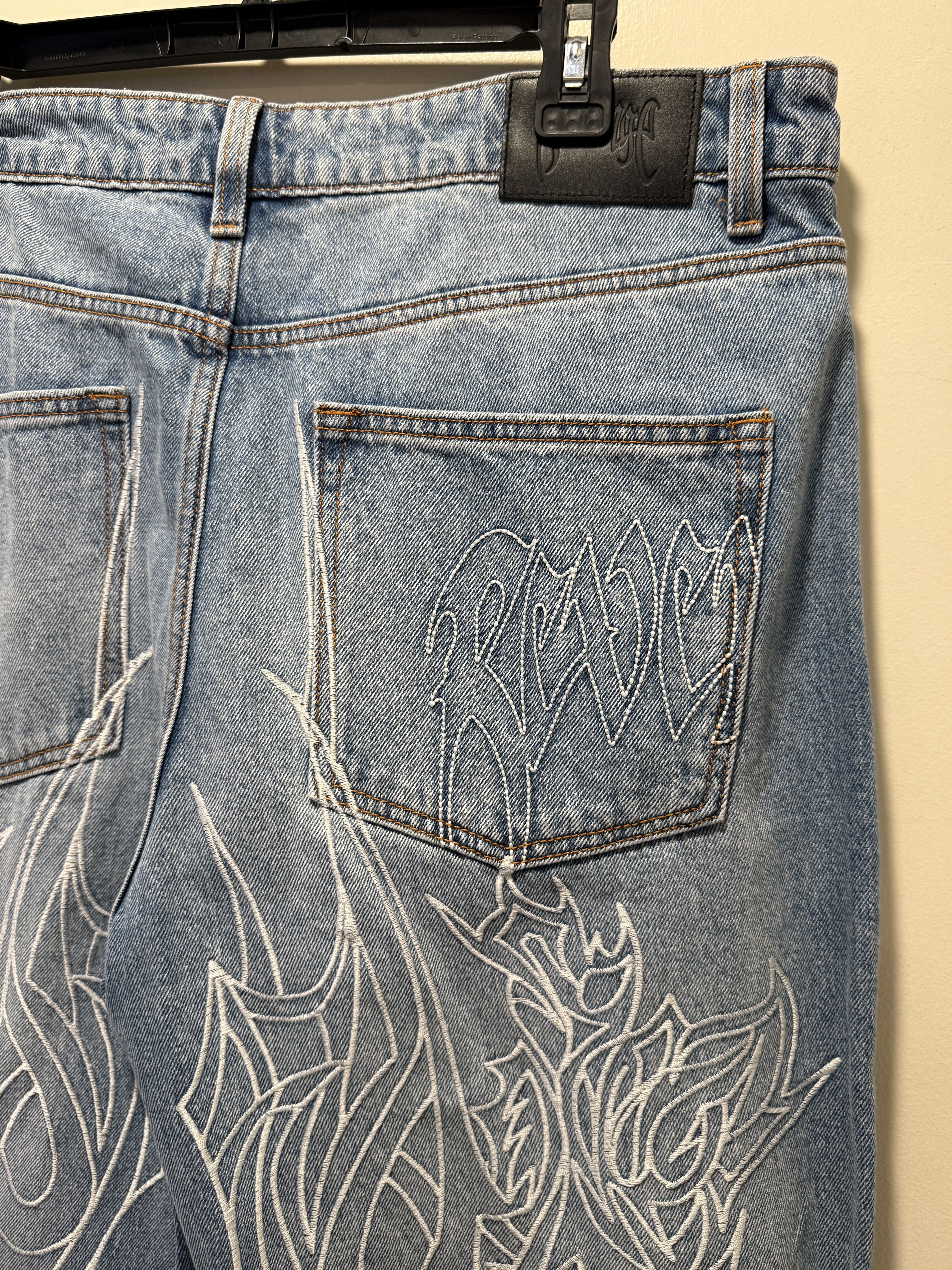 Revenge revenge tribal cross denim size 36 Size US 36 / EU 52 - 5 Thumbnail