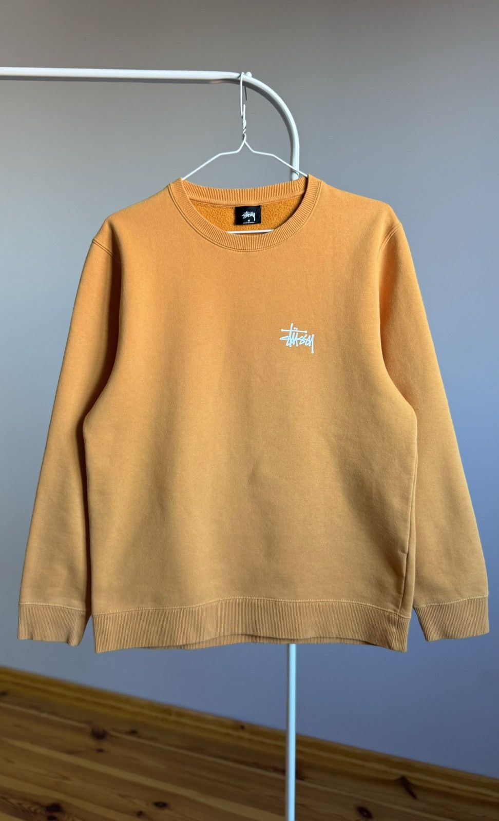 Stussy Stussy Basic Logo Sweatshirt Orange M Size US M / EU 48-50 / 2 - 2 Thumbnail