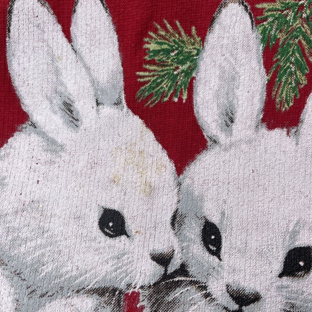 Vintage 🔥Vintage 90s Endagered Young’Uns Big Rabbit Sweatshirts Size US L / EU 52-54 / 3 - 8 Thumbnail