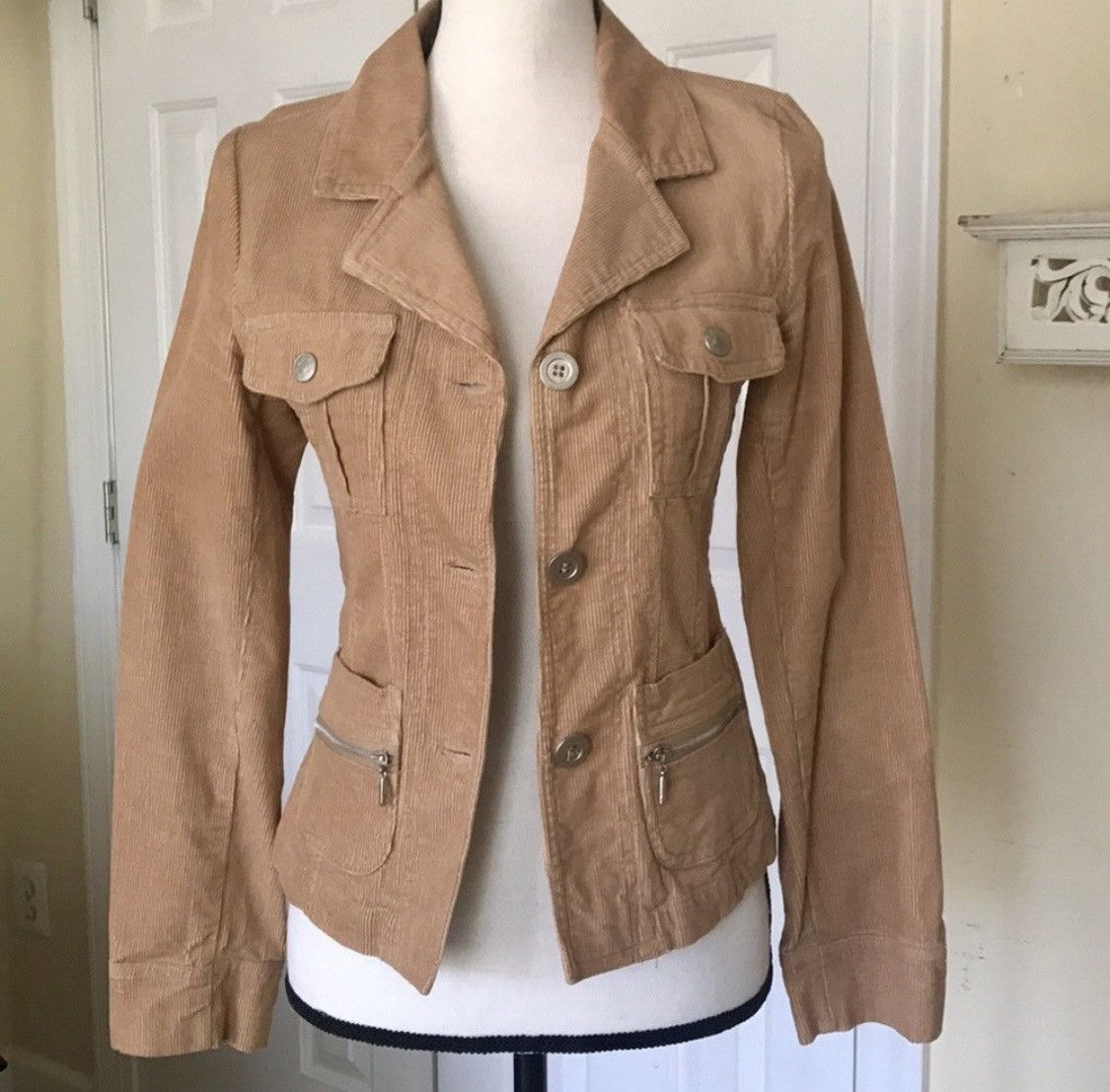 Other VINTAGE GASOLINE CORDUROY BUTTON UP JACKET Size S / US 4 / IT 40 - 1 Thumbnail