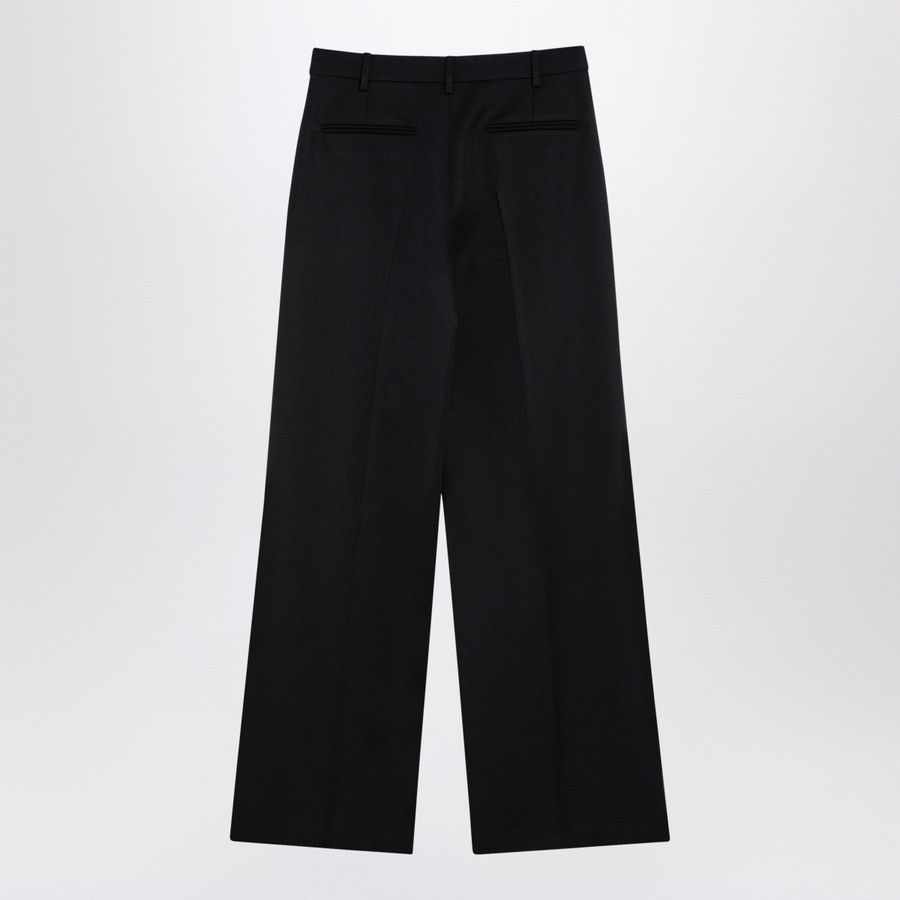 Valentino o1d2blof1024 Wool Pant in Black Size 30" / US 8 / IT 44 - 2 Thumbnail