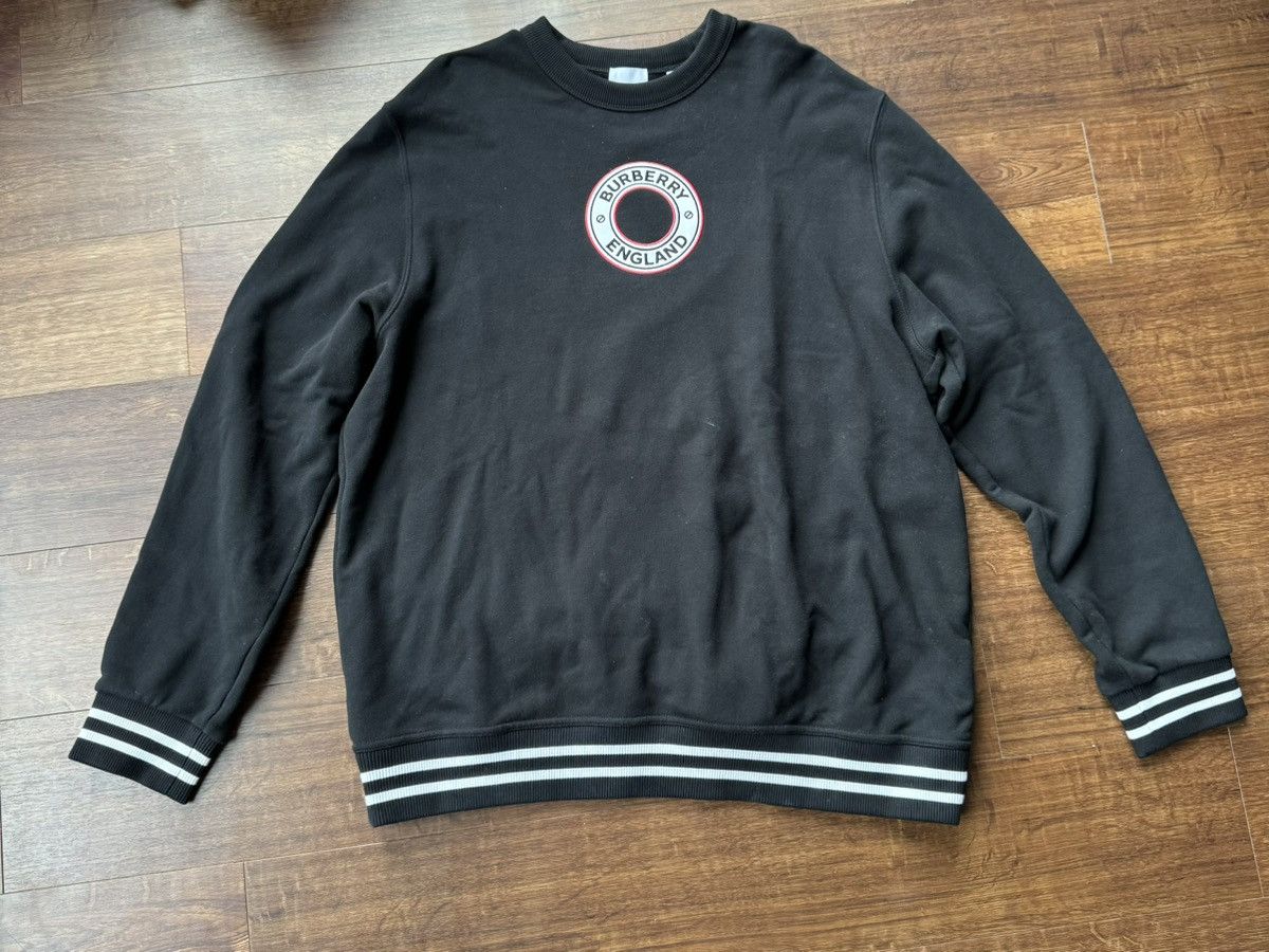 Image of Burberry Crewneck in Black, Men's (Size XL)